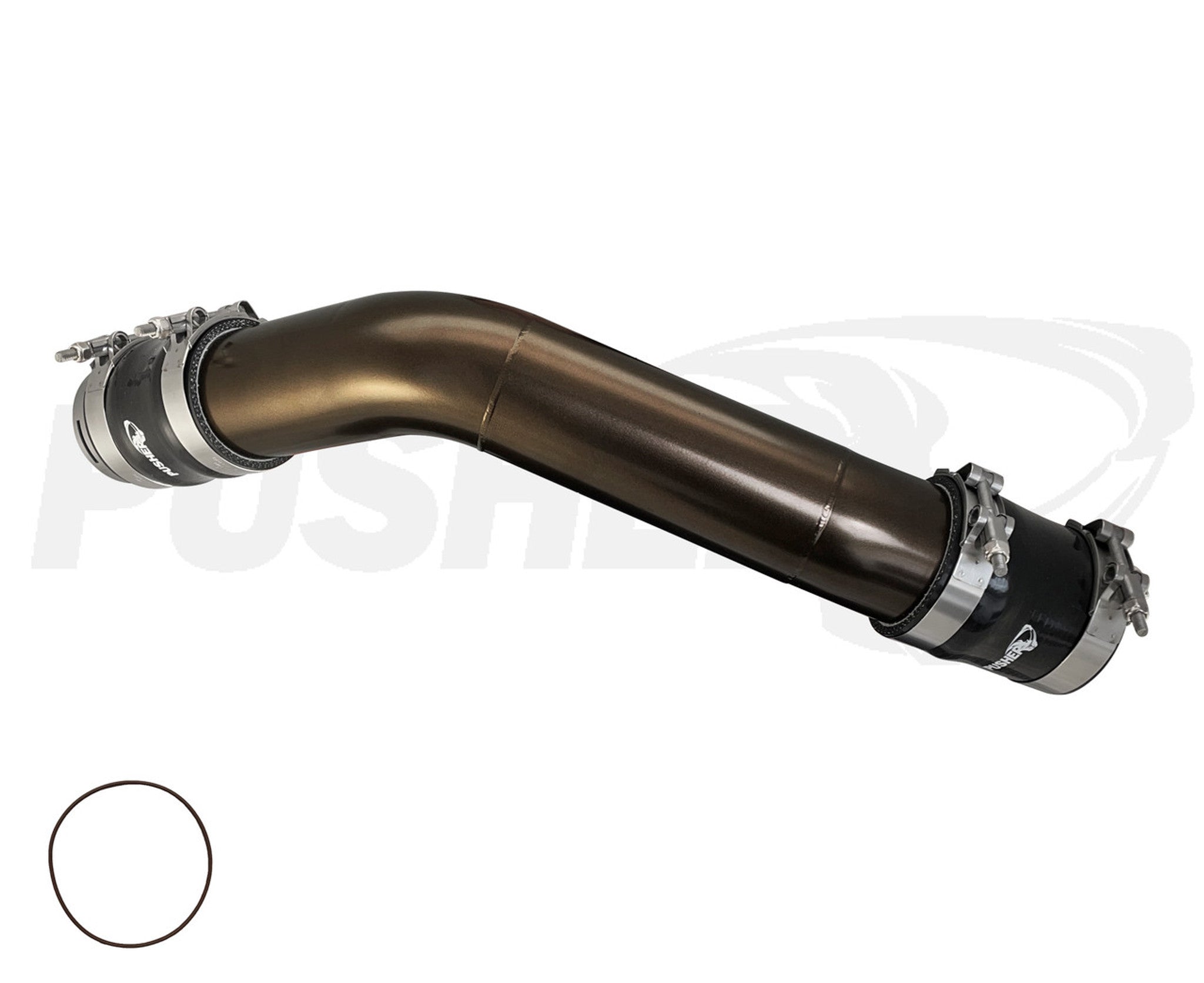 Pusher HD 3" Hot Side Charge Tube for 2023+ Ford F250/350 6.7L High Output Powerstroke - Apollo Off-Road