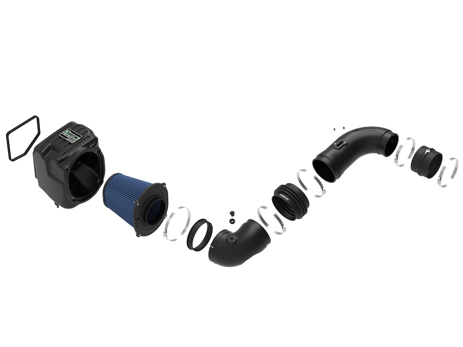 Quantum Air Intake Kit 07-10 GM P/U 6.6L 53-10005R - Apollo Off-Road
