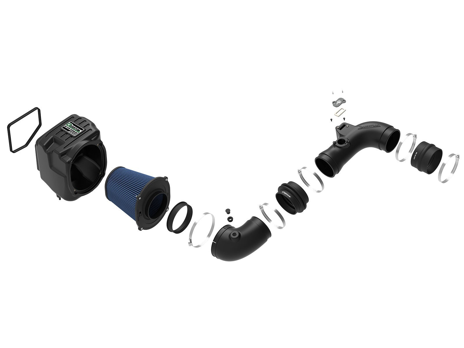 Quantum Air Intake Kit 11-16 GM P/U 6.6L 53-10006R - Apollo Off-Road
