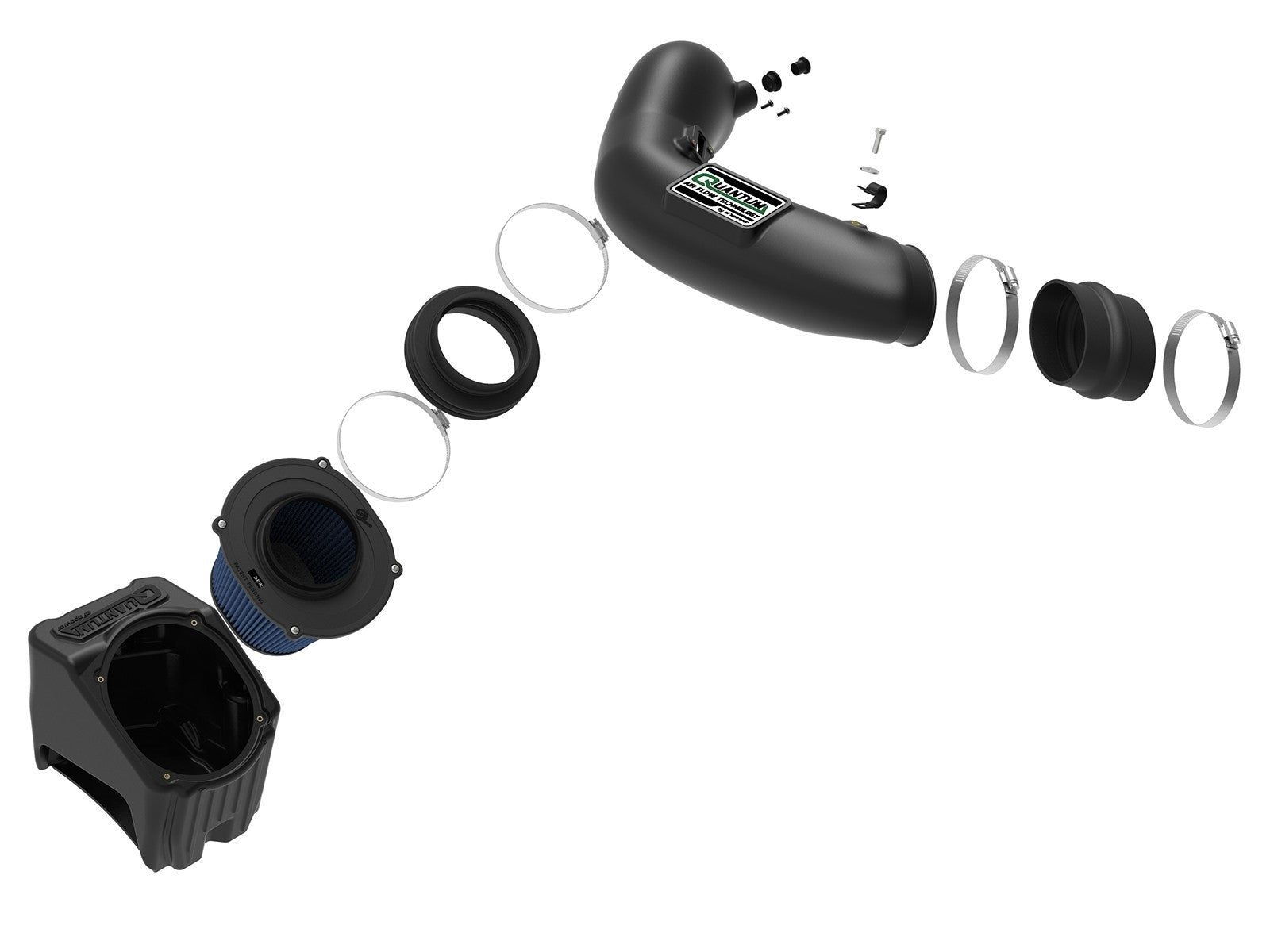 Quantum Air Intake Kit 17-18 Ford F250 6.7L 53-10004R - Apollo Off-Road