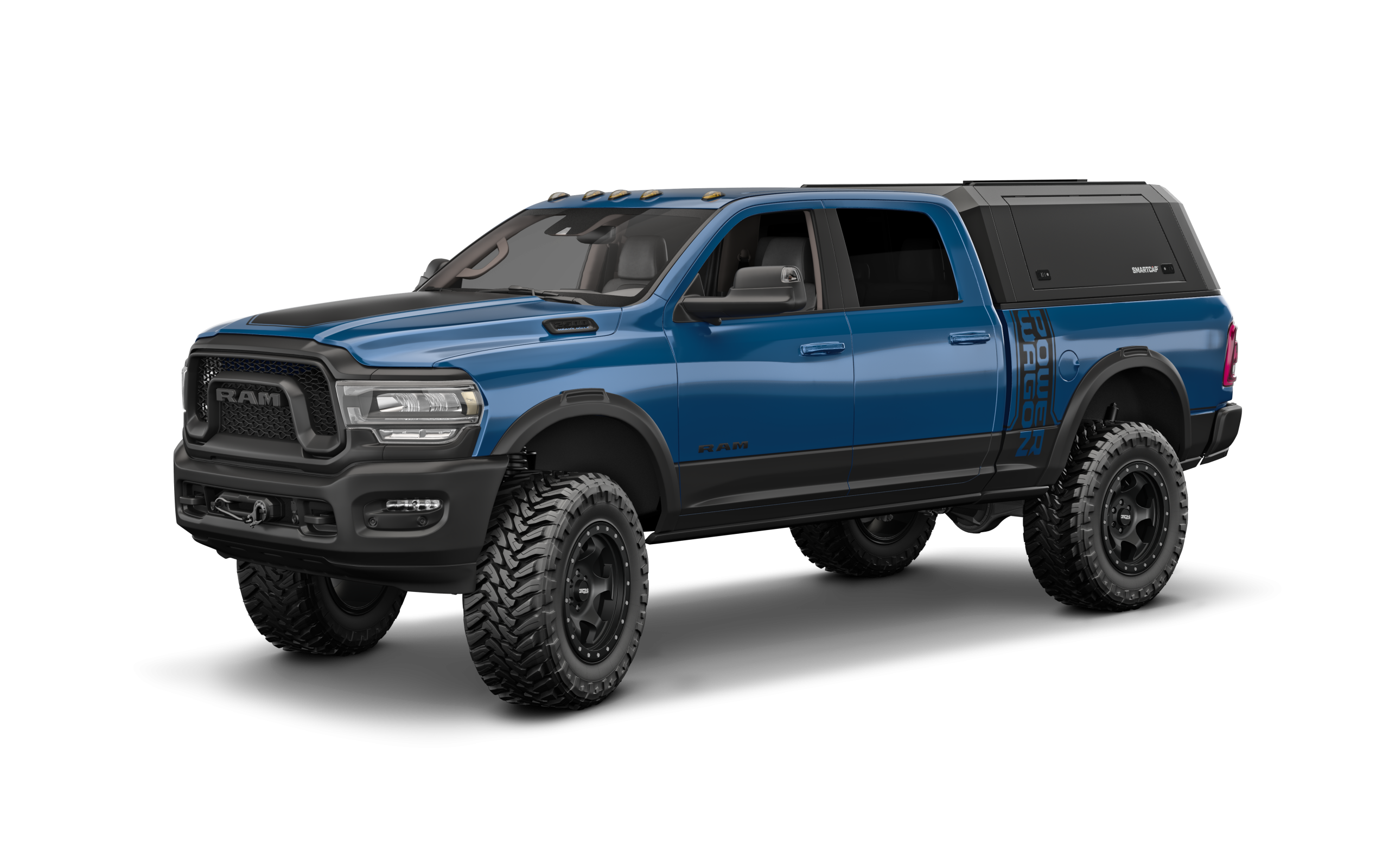 RAM 1500 Truck Bed Cap SmartCap EVOa Adventure Matte Black For 09-24 DS (Classic Body Style) RAM 1500 6.4 Foot Standard Bed - Apollo Off-Road