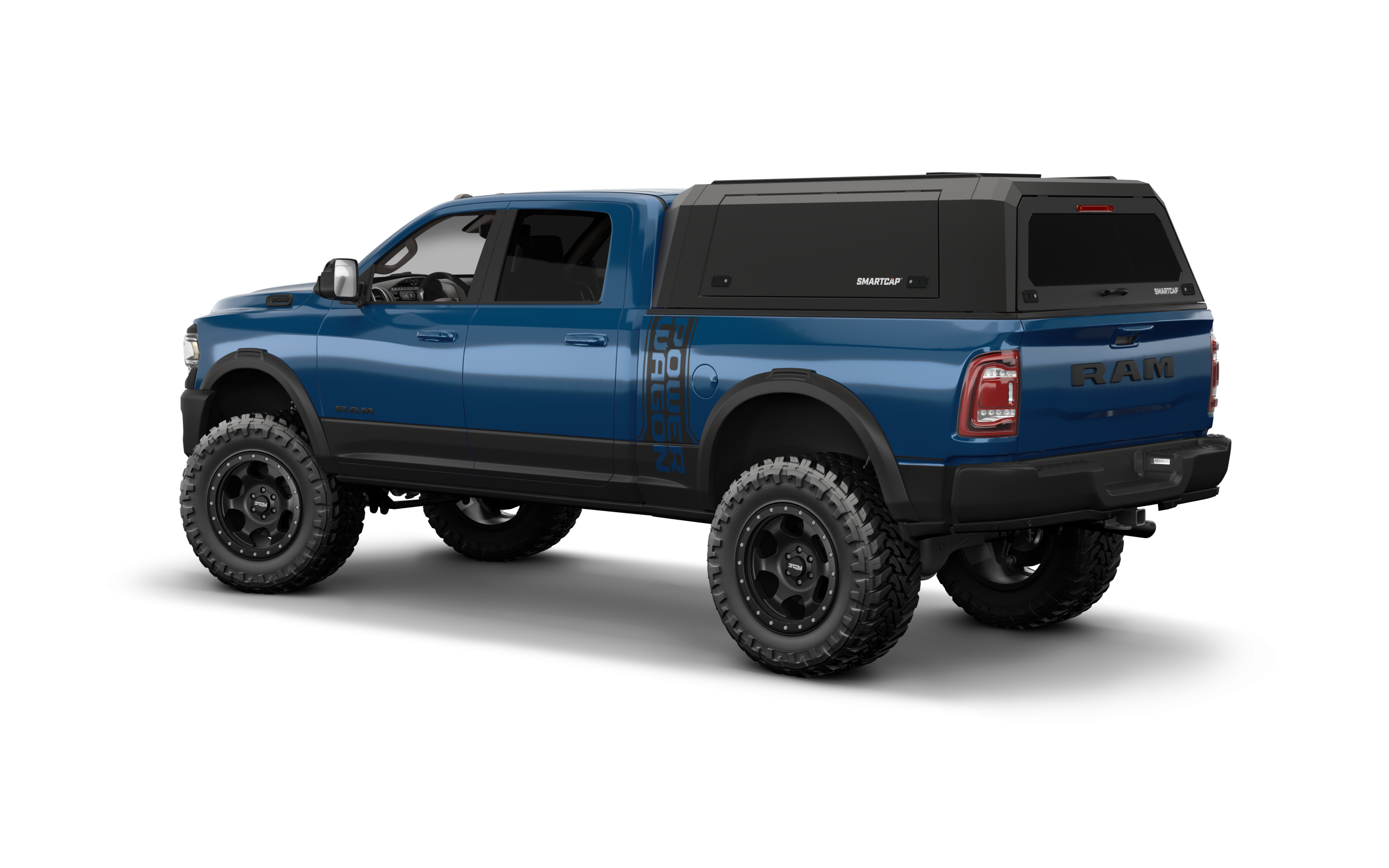 RAM 1500 Truck Bed Cap SmartCap EVOa Adventure Matte Black For 09-24 DS (Classic Body Style) RAM 1500 6.4 Foot Standard Bed - Apollo Off-Road