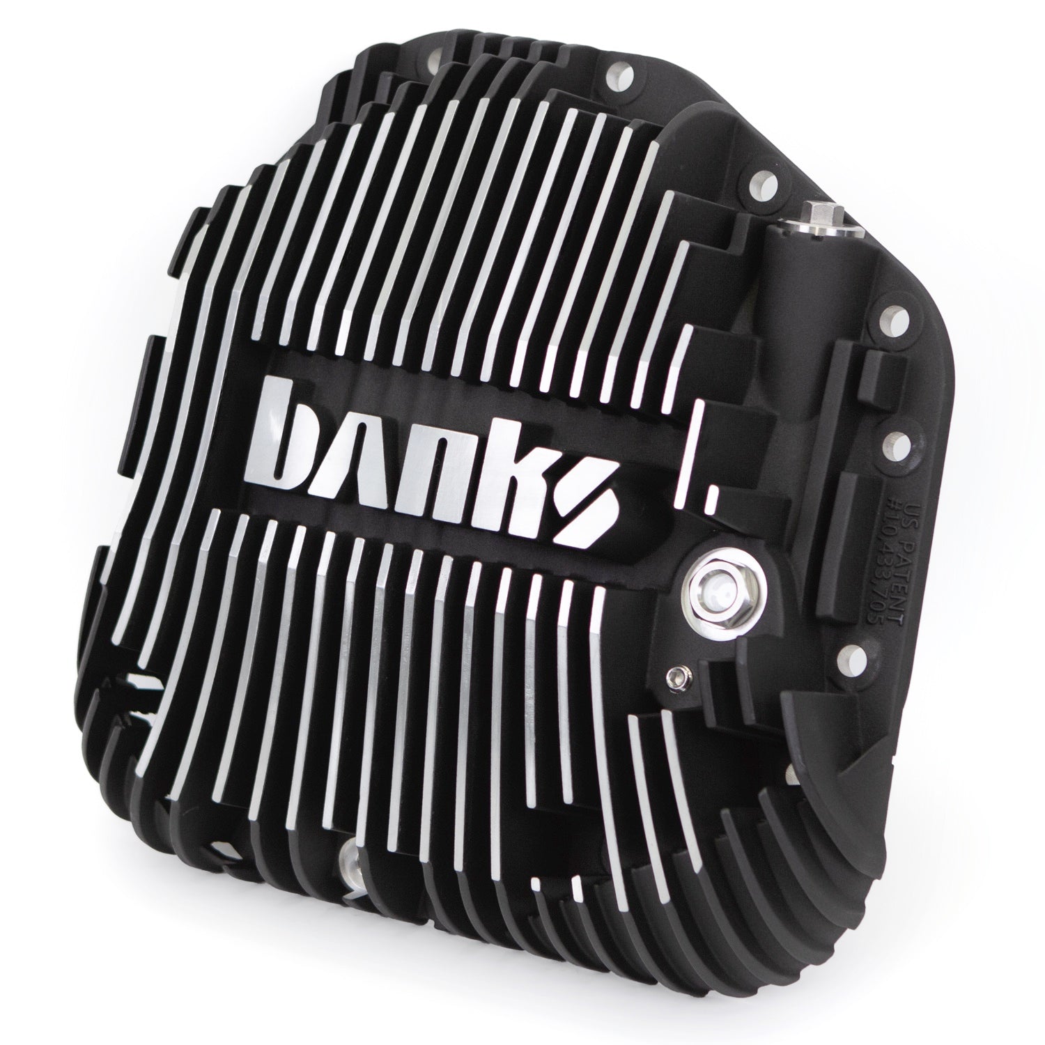 Ram-Air Differential Cover Kit Satin Black/Machined w/Hardware for 17-24 Ford F250 HD Tow Pkg and F350 SRW with Dana M275 Rear Axle Banks Power 19280 - Apollo Off-Road