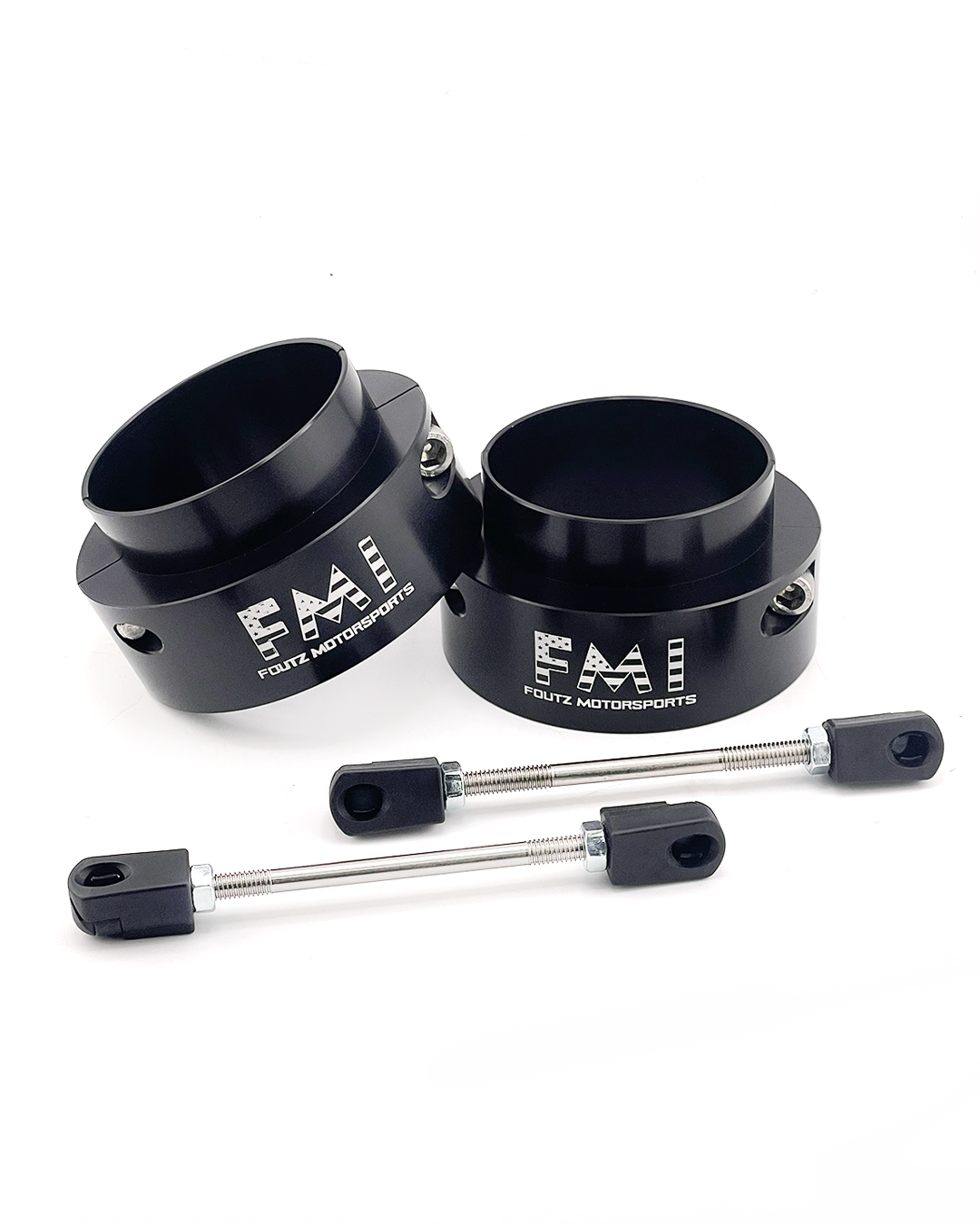 Foutz Motorsports 2" Front Leveling Collar Kit with Ride Height Sensor Connector Rods 2025-2026 Ram 1500 RHO