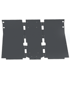 Foutz Motorsports Modular Bed Organizer Aluminum floor plates 3-pc - front deck kit 2024-2026 Ford Ranger Raptor