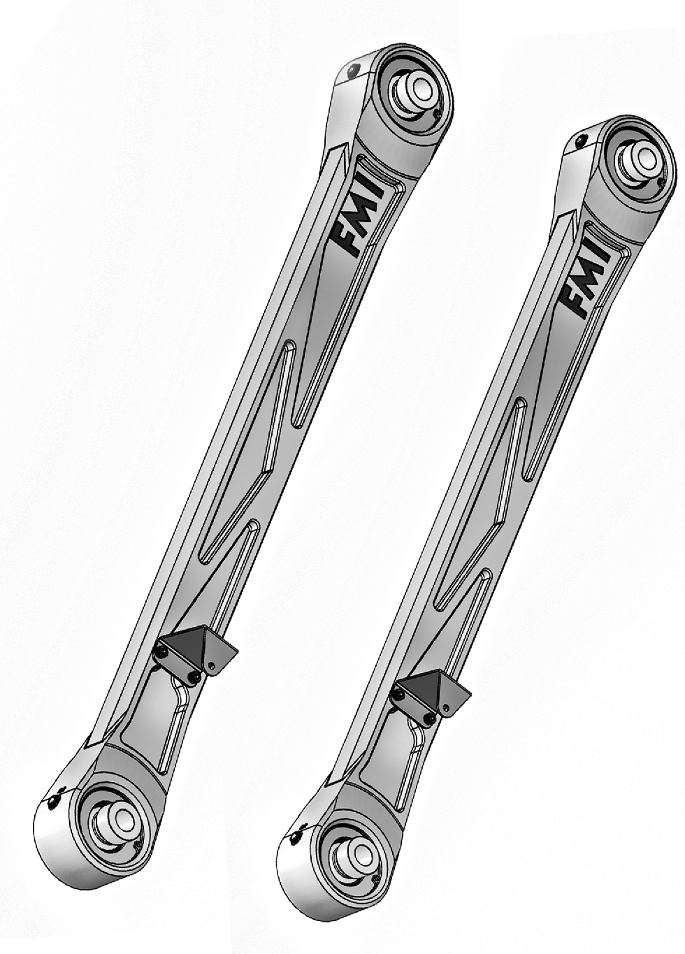 Foutz Motorsports Rear Lower Billet Aluminum Suspension Arms with Ultra-Flex joints 2024 Ford Ranger Raptor