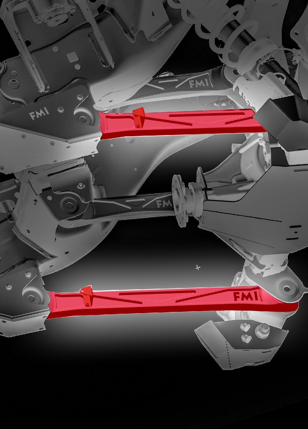Foutz Motorsports Rear Lower Billet Aluminum Suspension Arms with Ultra-Flex joints 2024 Ford Ranger Raptor