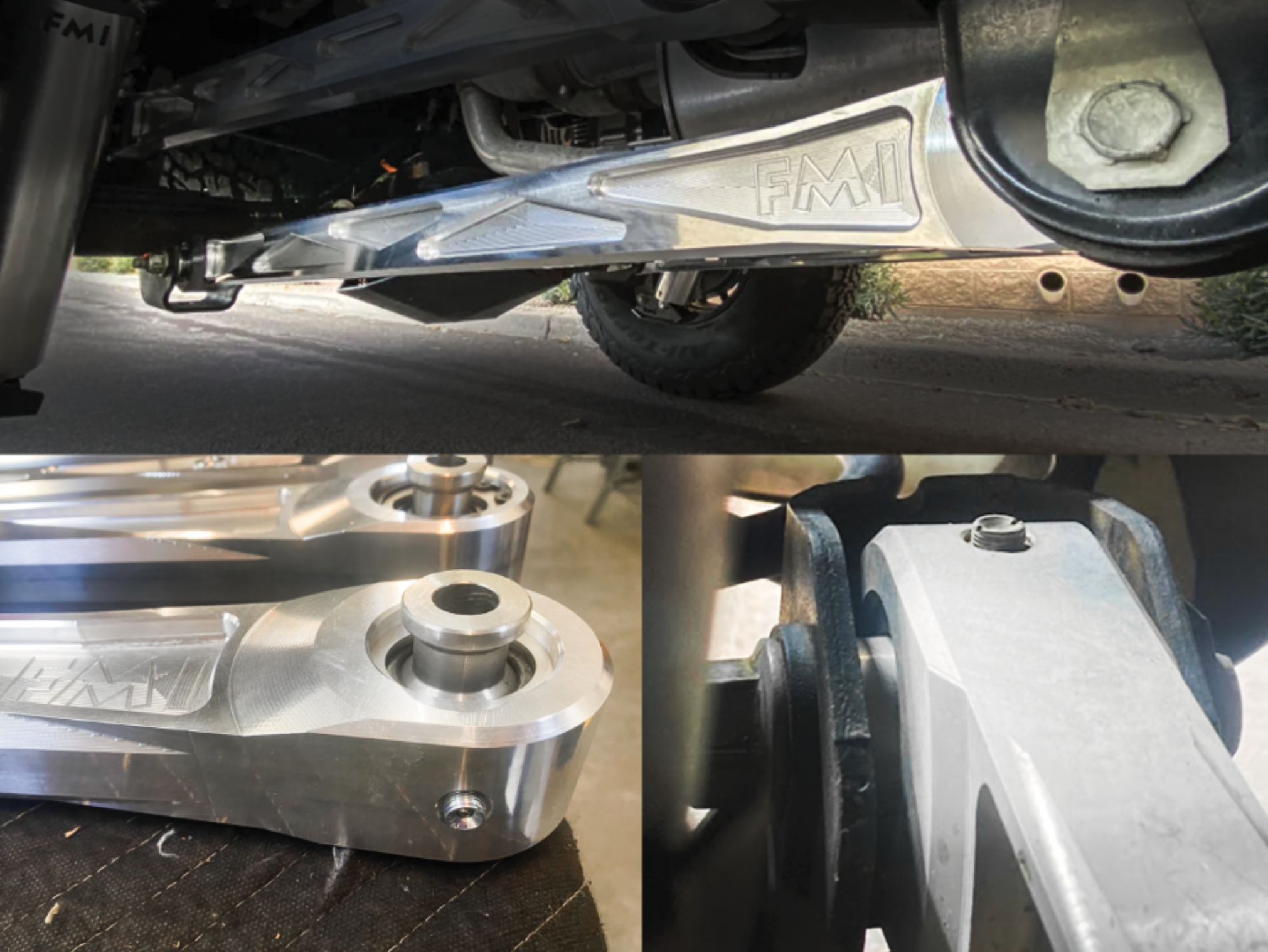 Foutz Motorsports Rear Lower Billet Aluminum Suspension Arms with Ultra-Flex joints 2024 Ford Ranger Raptor