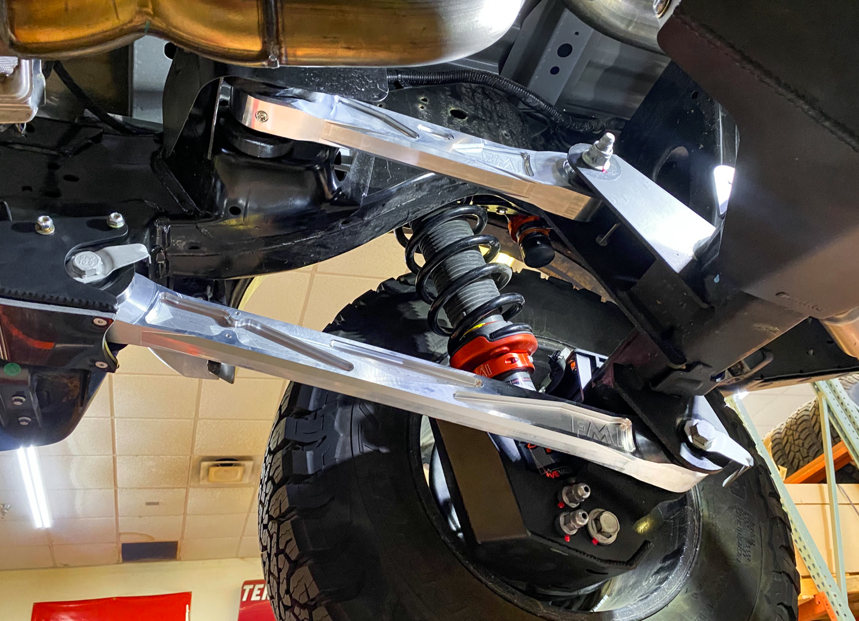 Foutz Motorsports Rear Suspension Kit - Billet Aluminum Arms with Ultra-Flex joints 2024 Ford Ranger Raptor