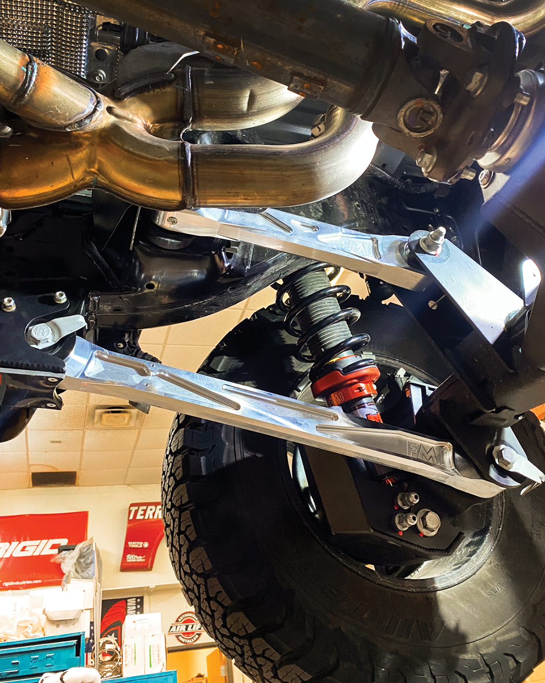 Foutz Motorsports Rear Suspension Kit - Billet Aluminum Arms with Ultra-Flex joints 2024 Ford Ranger Raptor