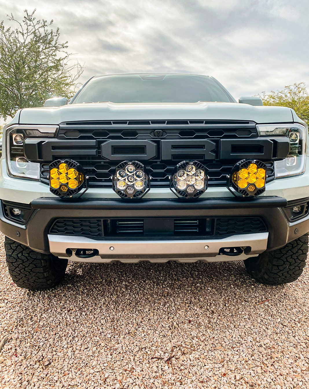 Foutz Motorsports Front Light Mount Kit (for stock bumper) 2024-2026 Ford Ranger Raptor