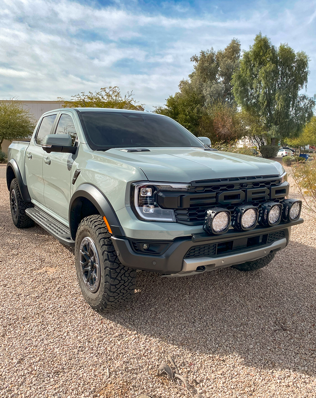 Foutz Motorsports Front Light Mount Kit (for stock bumper) 2024-2026 Ford Ranger Raptor