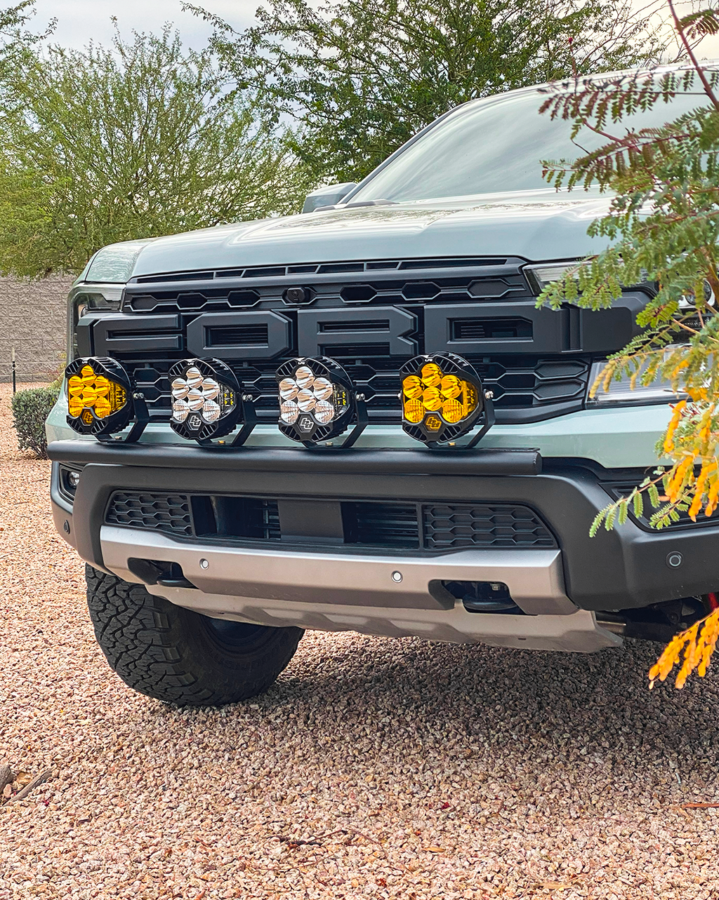 Foutz Motorsports Front Light Mount Kit (for stock bumper) 2024-2026 Ford Ranger Raptor