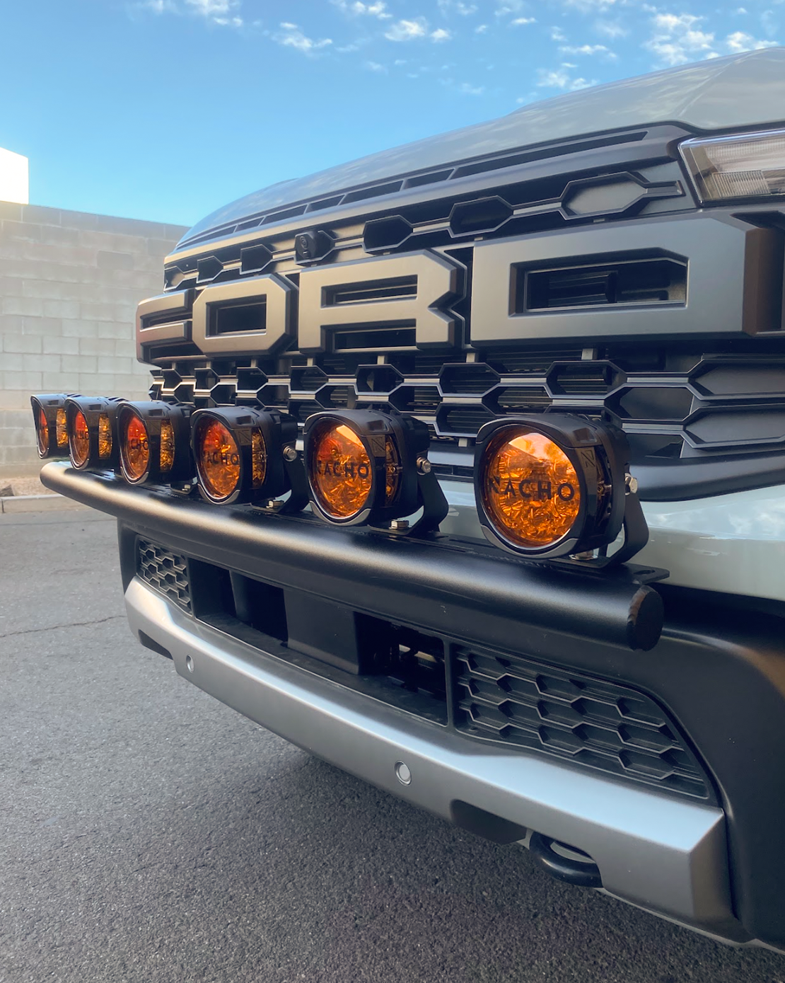 Foutz Motorsports Front Light Mount Kit (for stock bumper) 2024-2026 Ford Ranger Raptor