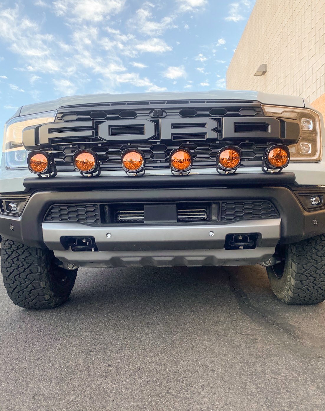 Foutz Motorsports Front Light Mount Kit (for stock bumper) 2024-2026 Ford Ranger Raptor