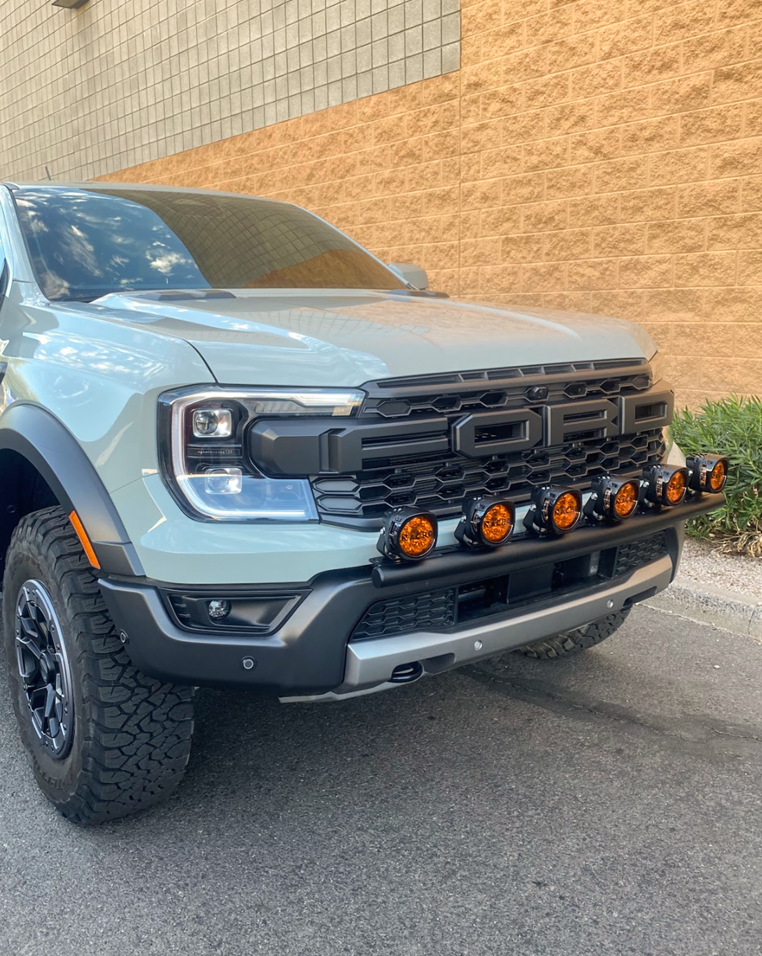 Foutz Motorsports Front Light Mount Kit (for stock bumper) 2024-2026 Ford Ranger Raptor
