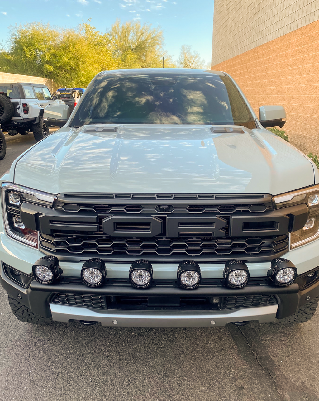 Foutz Motorsports Front Light Mount Kit (for stock bumper) 2024-2026 Ford Ranger Raptor