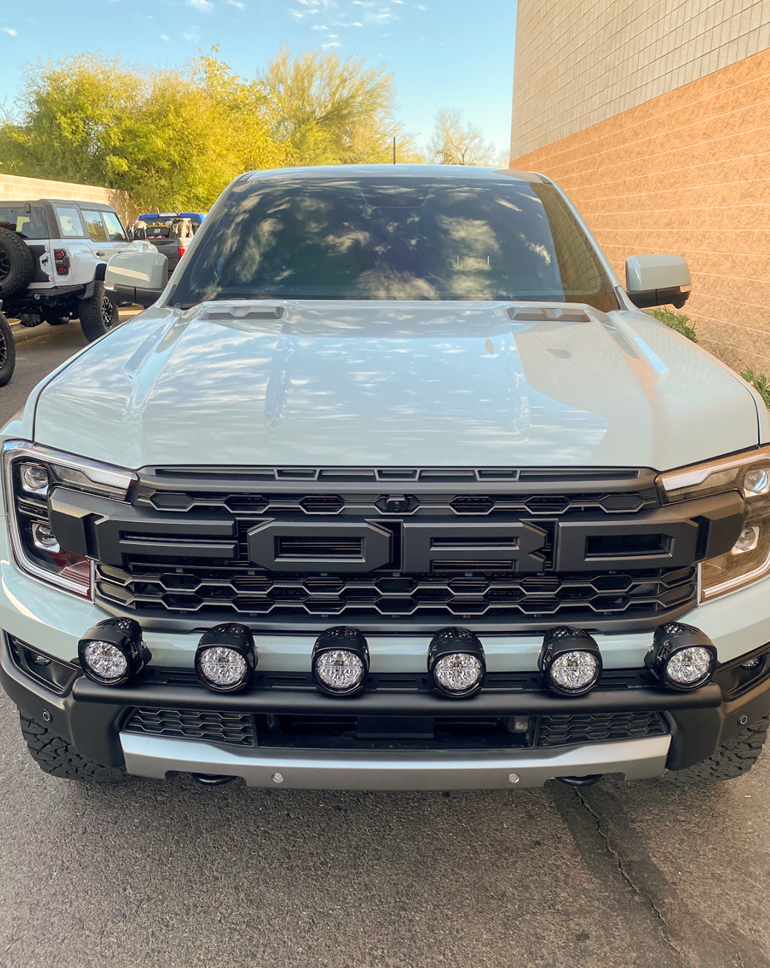 Foutz Motorsports Front Light Mount Kit (for stock bumper) 2024-2026 Ford Ranger Raptor