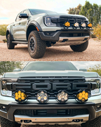 Foutz Motorsports Front Light Mount Kit (for stock bumper) 2024-2026 Ford Ranger Raptor