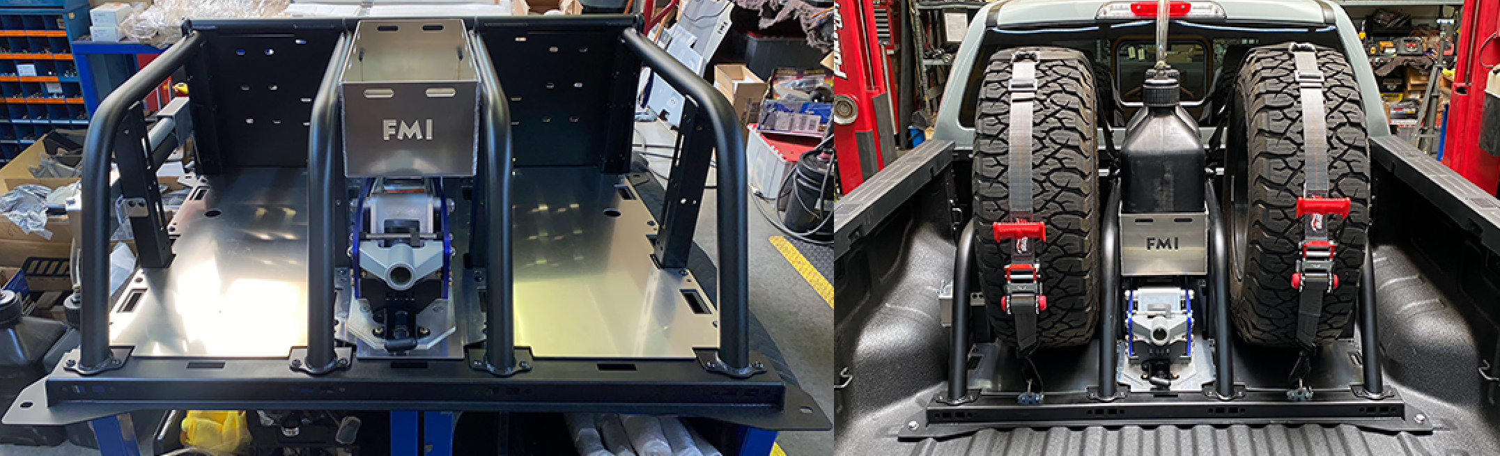 Foutz Motorsports Modular Bed Organizer 2024 Ford Ranger Raptor