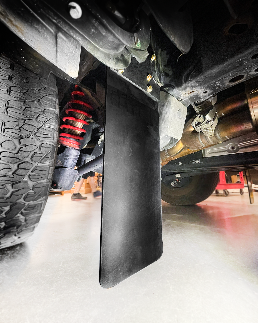 Foutz Motorsports Rear Shock Guard Mud Flap Kit 2024-2027 Ford Ranger Raptor