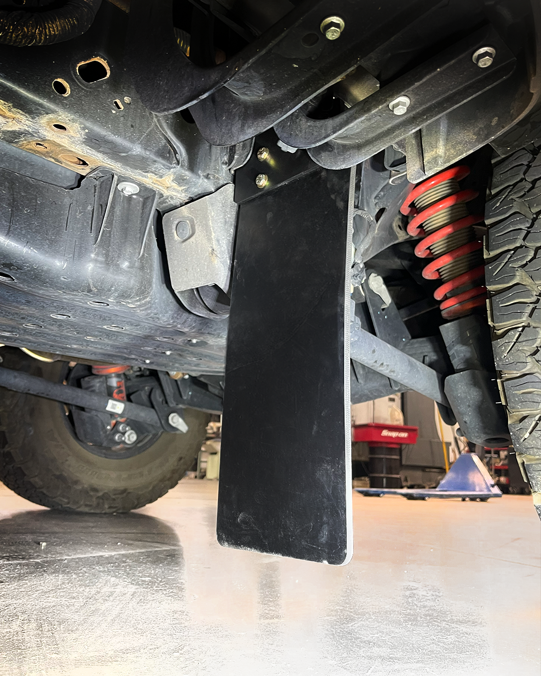 Foutz Motorsports Rear Shock Guard Mud Flap Kit 2024-2027 Ford Ranger Raptor