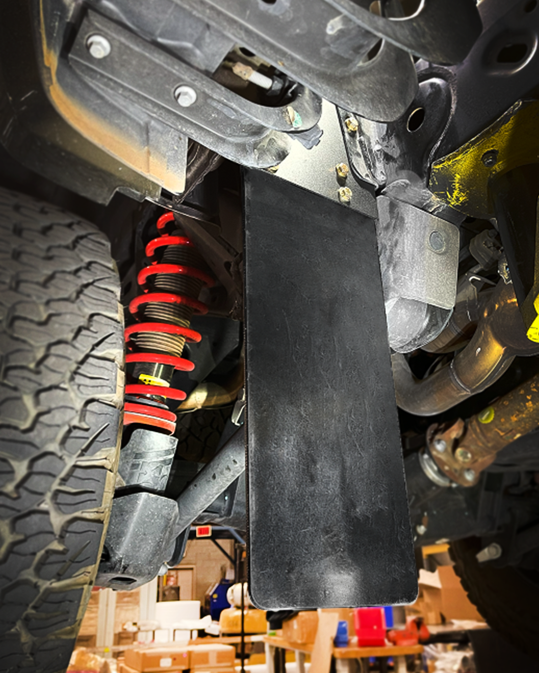 Foutz Motorsports Rear Shock Guard Mud Flap Kit 2024-2027 Ford Ranger Raptor