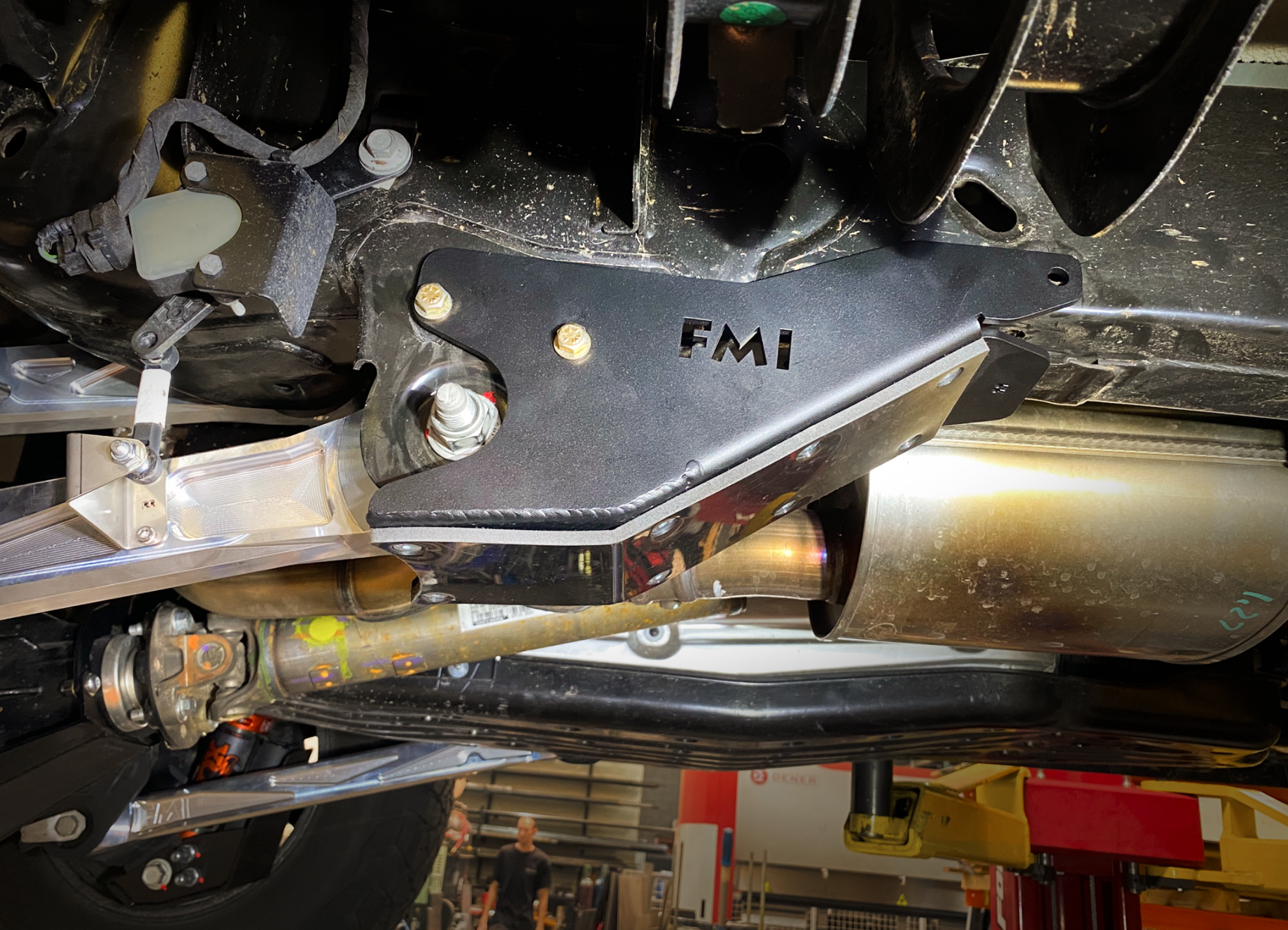 Foutz Motorsports Rear Lower Arm Frame Guard with HDPE Slide 2024 Ford Ranger Raptor
