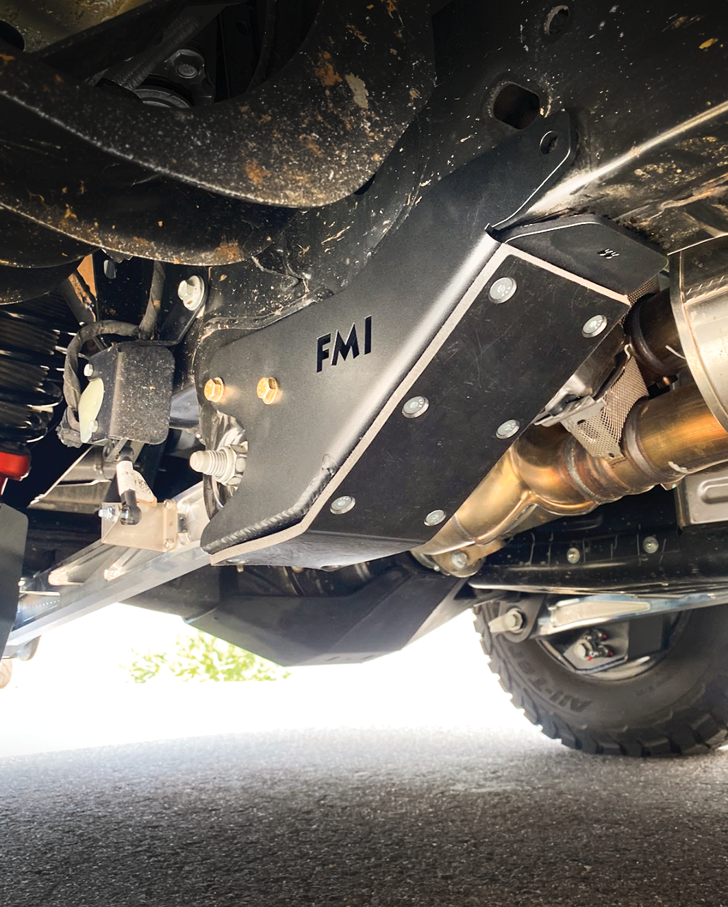Foutz Motorsports Rear Lower Arm Frame Guard with HDPE Slide 2024 Ford Ranger Raptor