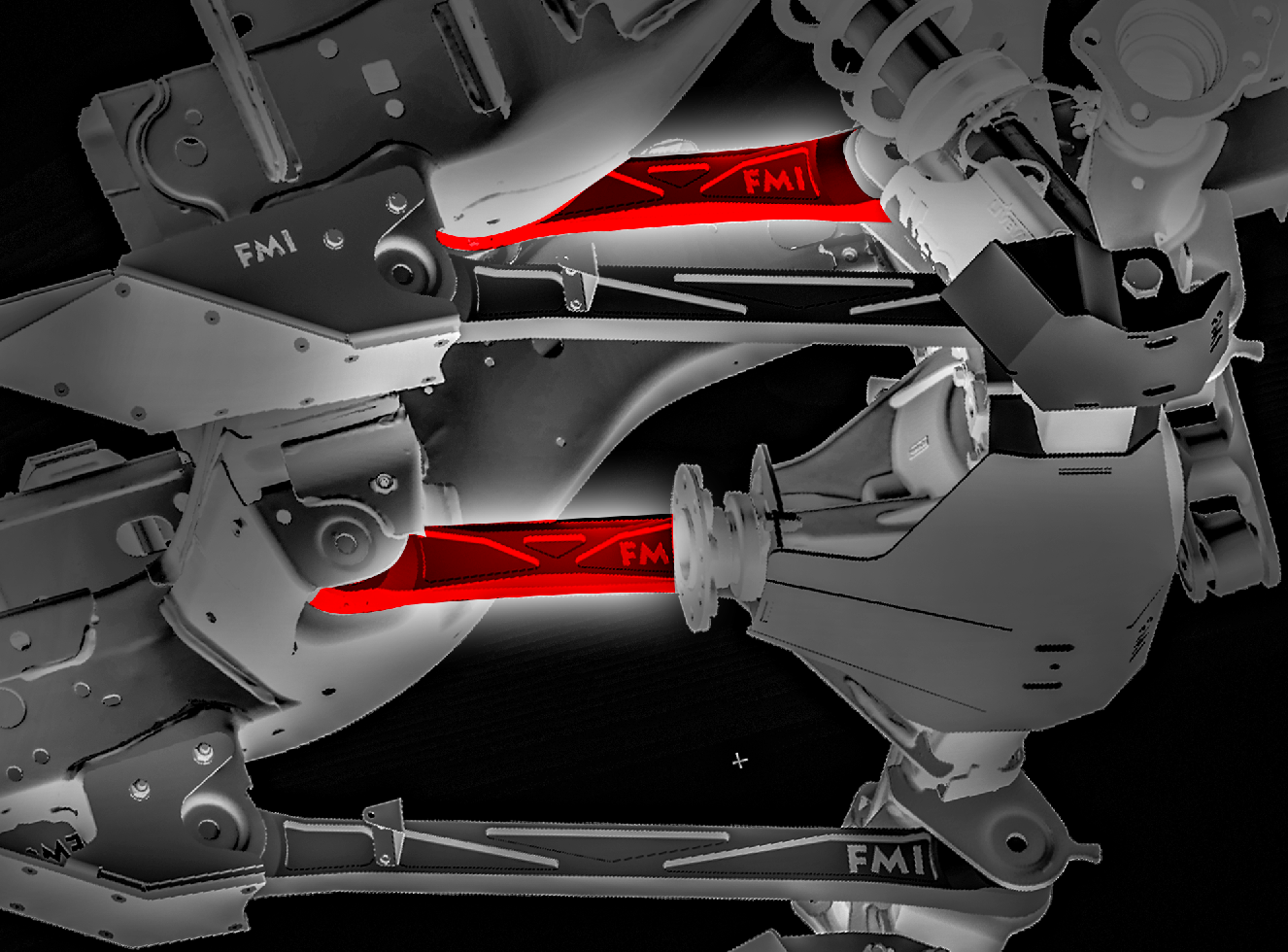 Foutz Motorsports Rear Upper Billet Aluminum Suspension Arms with Ultra-Flex joints 2024 Ford Ranger Raptor