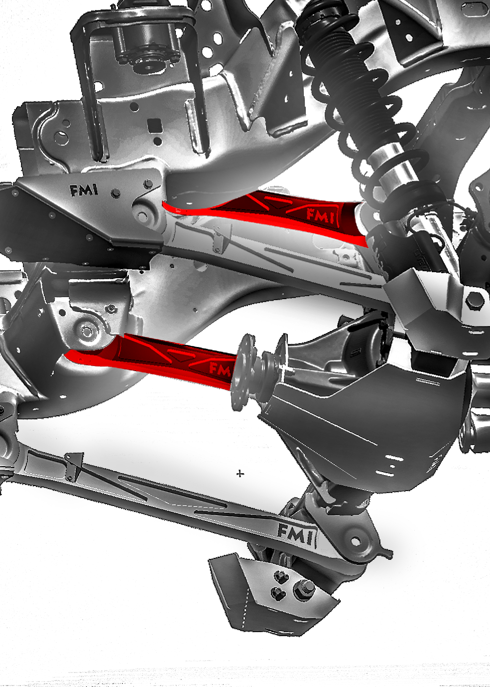 Foutz Motorsports Rear Upper Billet Aluminum Suspension Arms with Ultra-Flex joints 2024 Ford Ranger Raptor