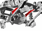 Foutz Motorsports Rear Upper Billet Aluminum Suspension Arms with Ultra-Flex joints 2024 Ford Ranger Raptor
