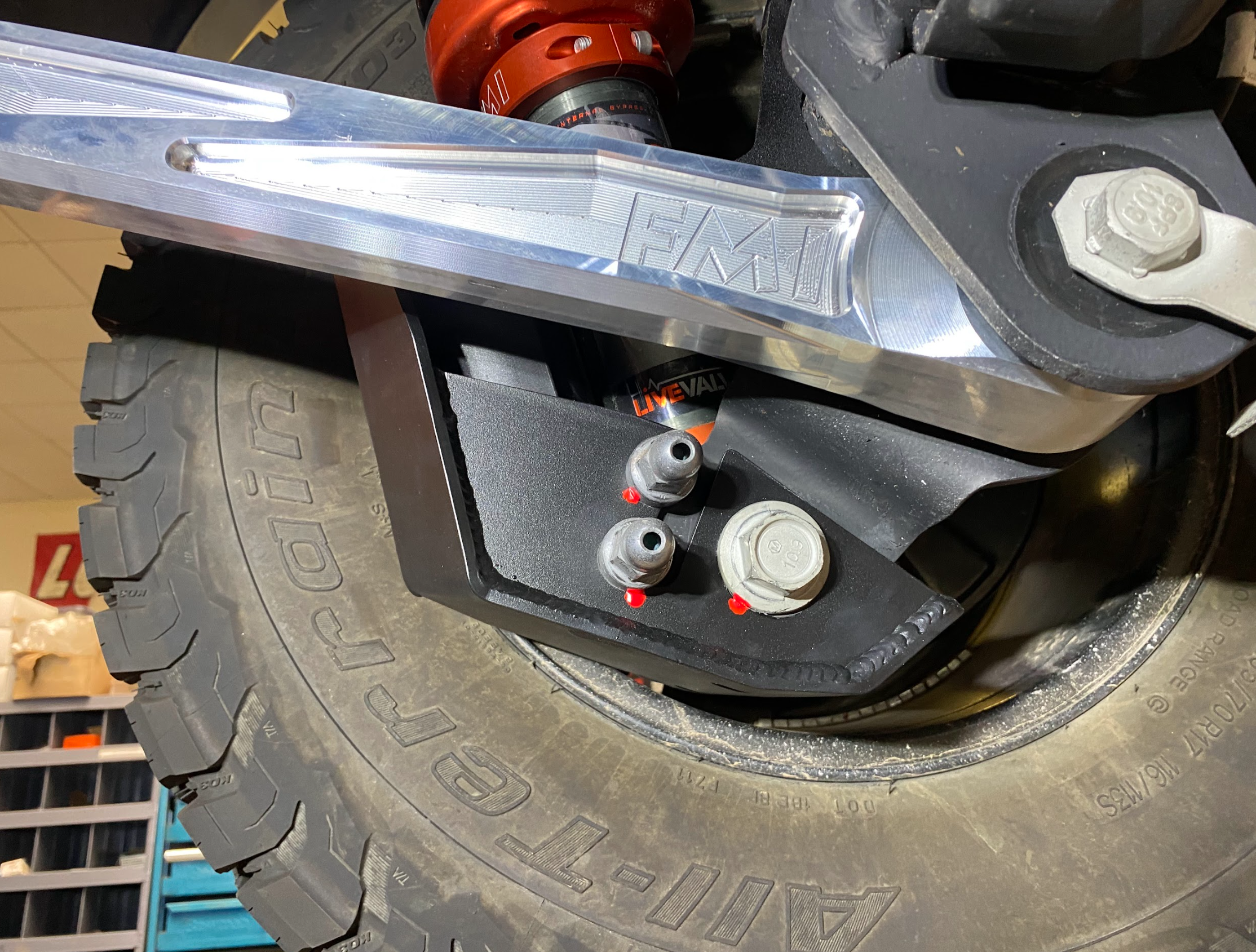 Foutz Motorsports Rear Shock Skid Kit 2024 Ford Ranger Raptor