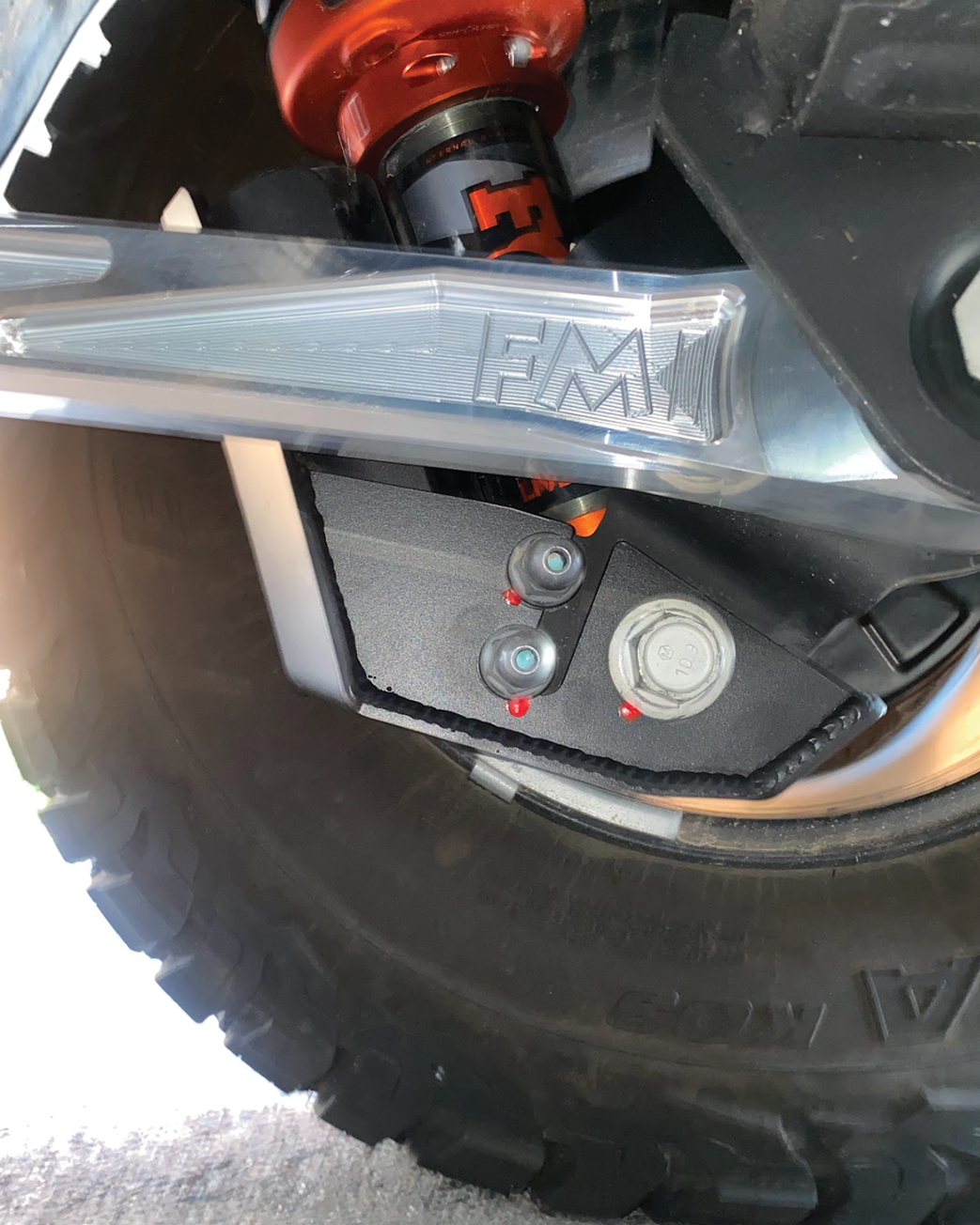 Foutz Motorsports Rear Shock Skid Kit 2024 Ford Ranger Raptor