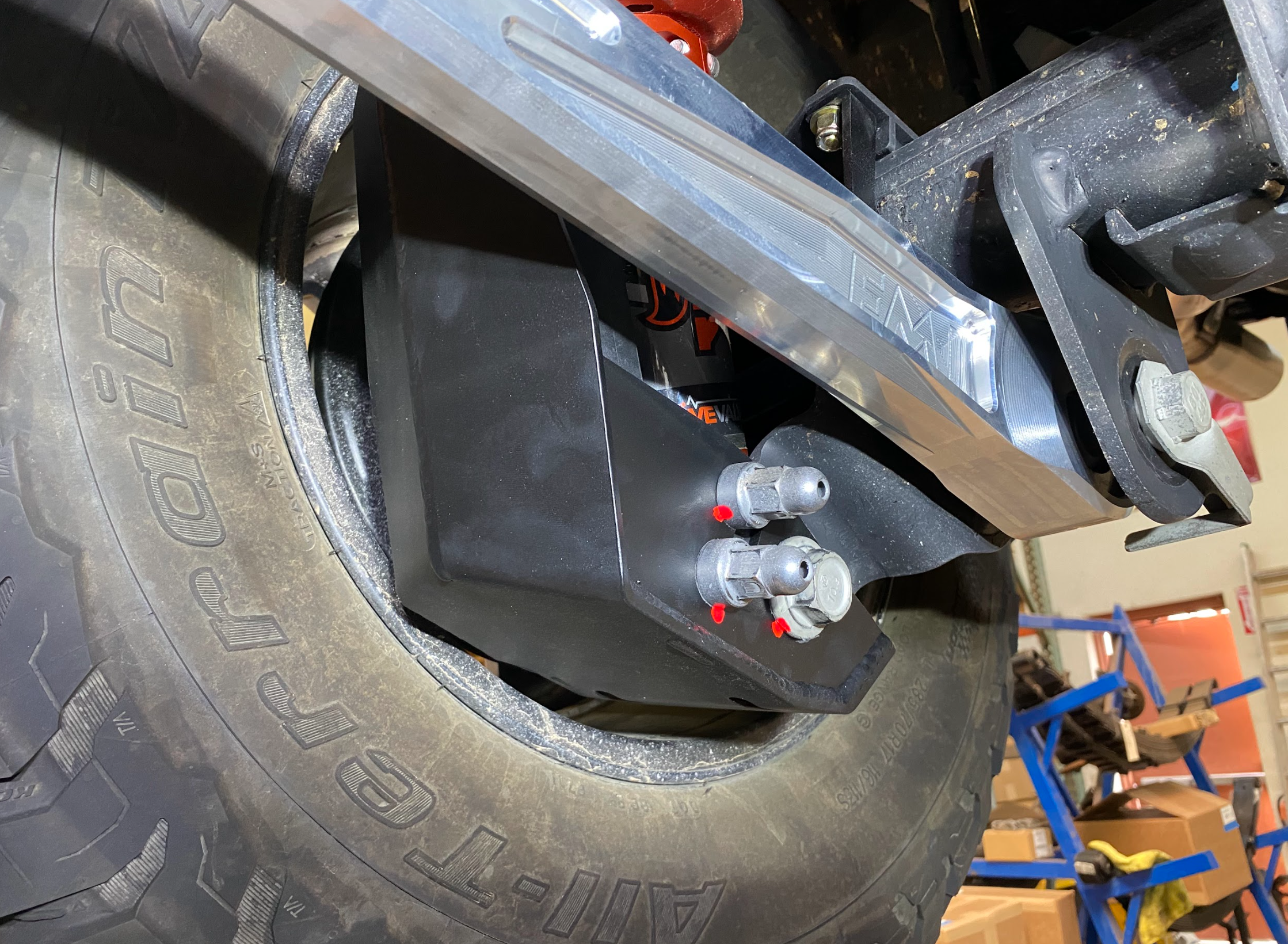 Foutz Motorsports Rear Shock Skid Kit 2024 Ford Ranger Raptor