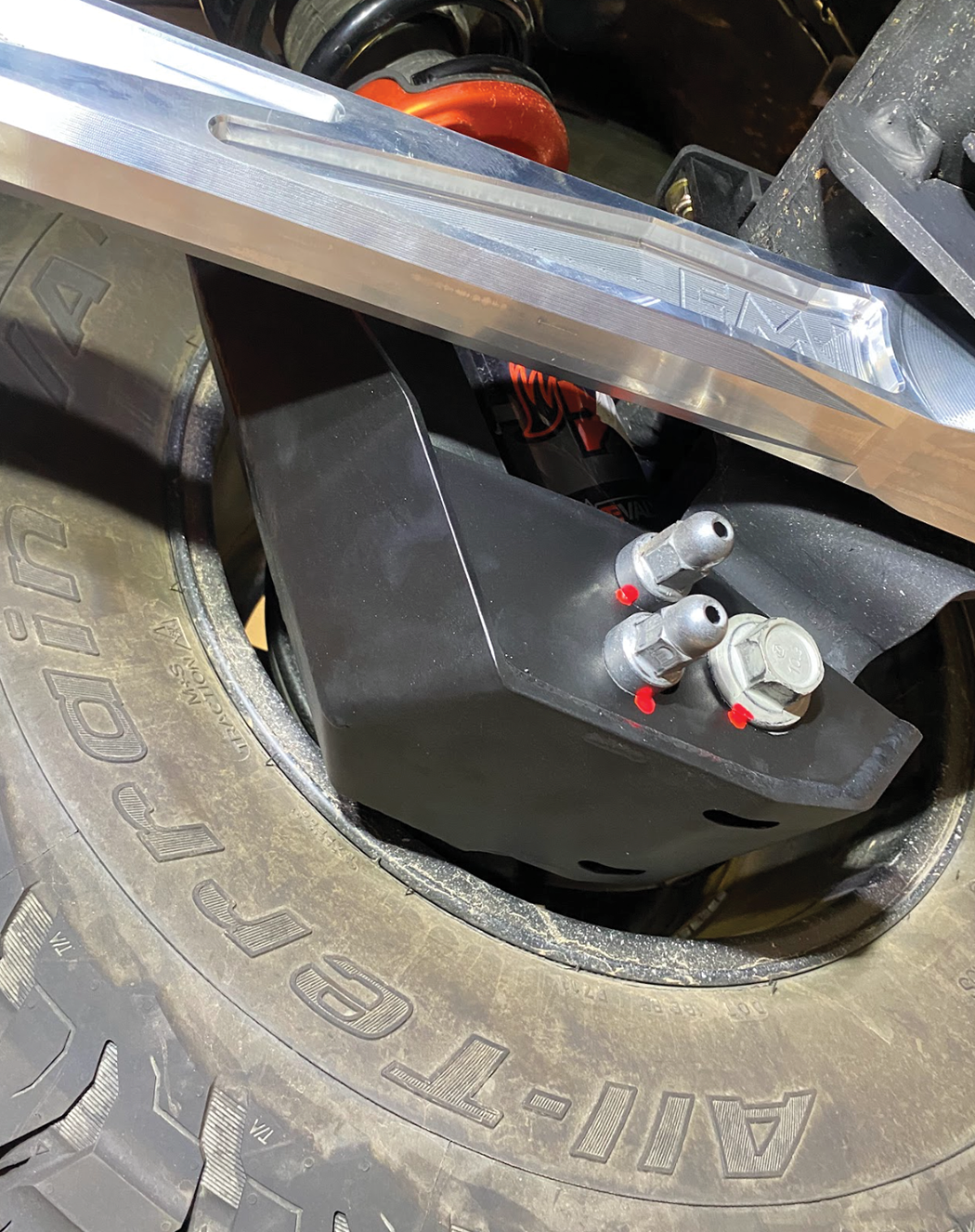 Foutz Motorsports Rear Shock Skid Kit 2024 Ford Ranger Raptor