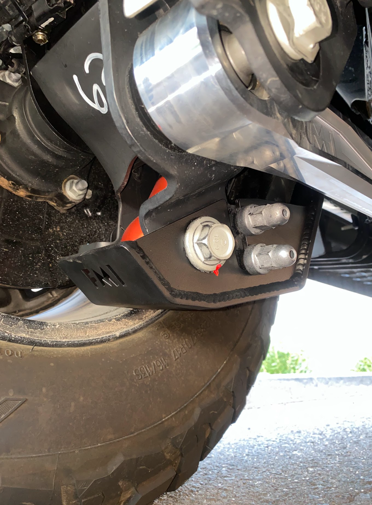 Foutz Motorsports Rear Shock Skid Kit 2024 Ford Ranger Raptor