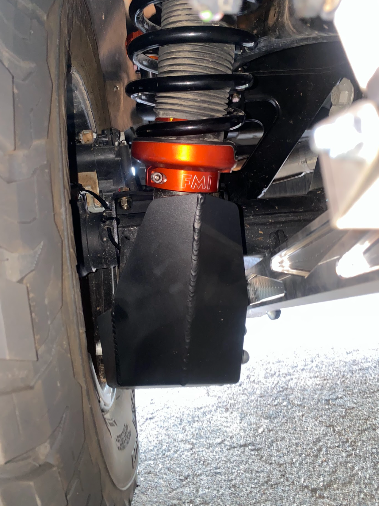 Foutz Motorsports Rear Shock Skid Kit 2024 Ford Ranger Raptor