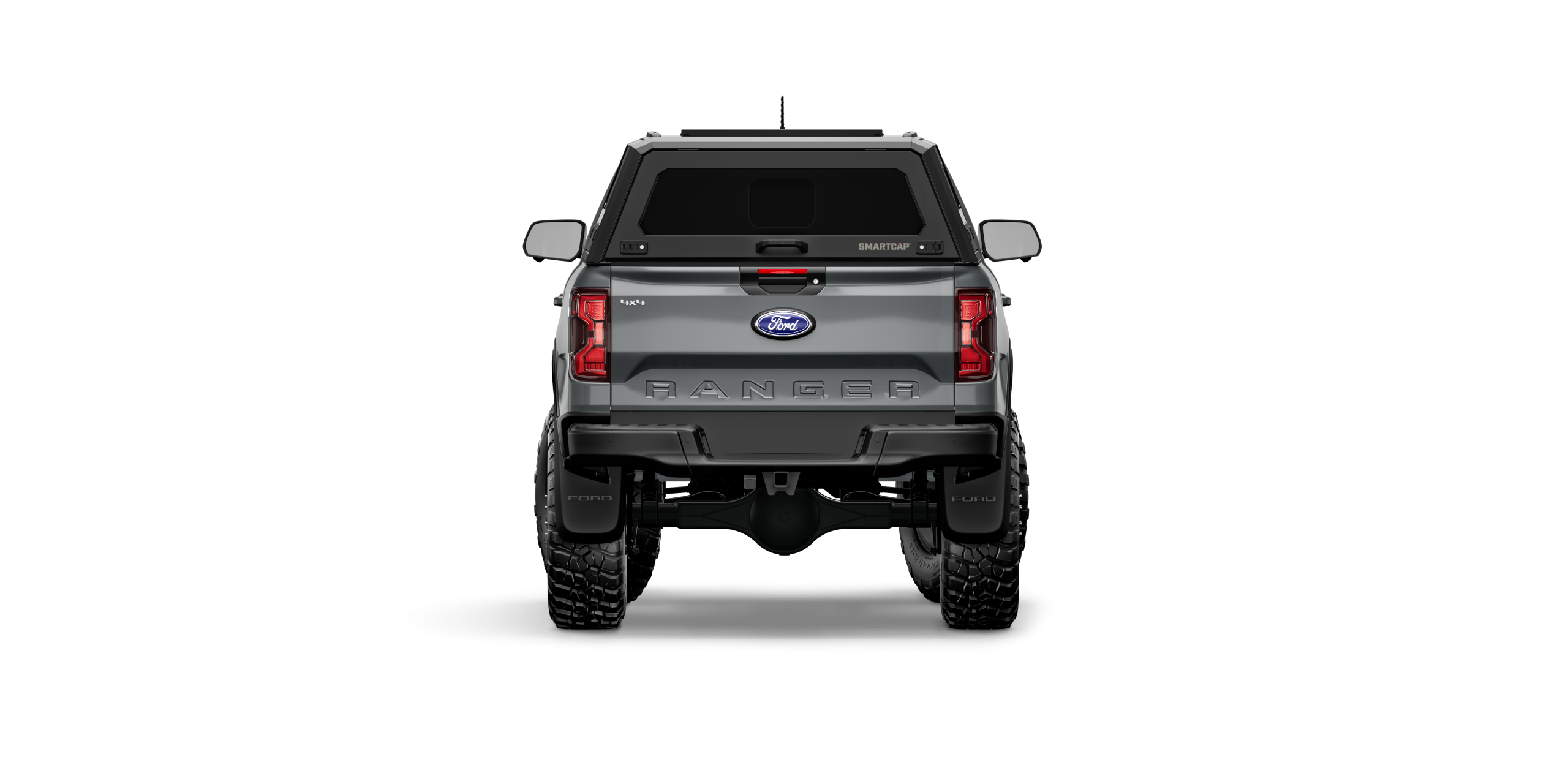 Ranger SmartCapFlat Bed System Matte Black For 19-22 Ford Ranger Crew Cab 5 Foot Short Bed - Apollo Off-Road