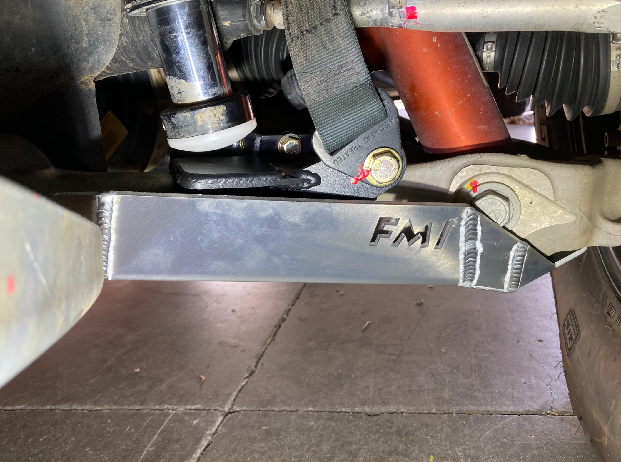 Foutz Motorsports Lower Control Arm Skid Plate - Stock Arm 2021-2024 Ford F-150 Raptor 2023-2024 Ford F-150 Raptor R