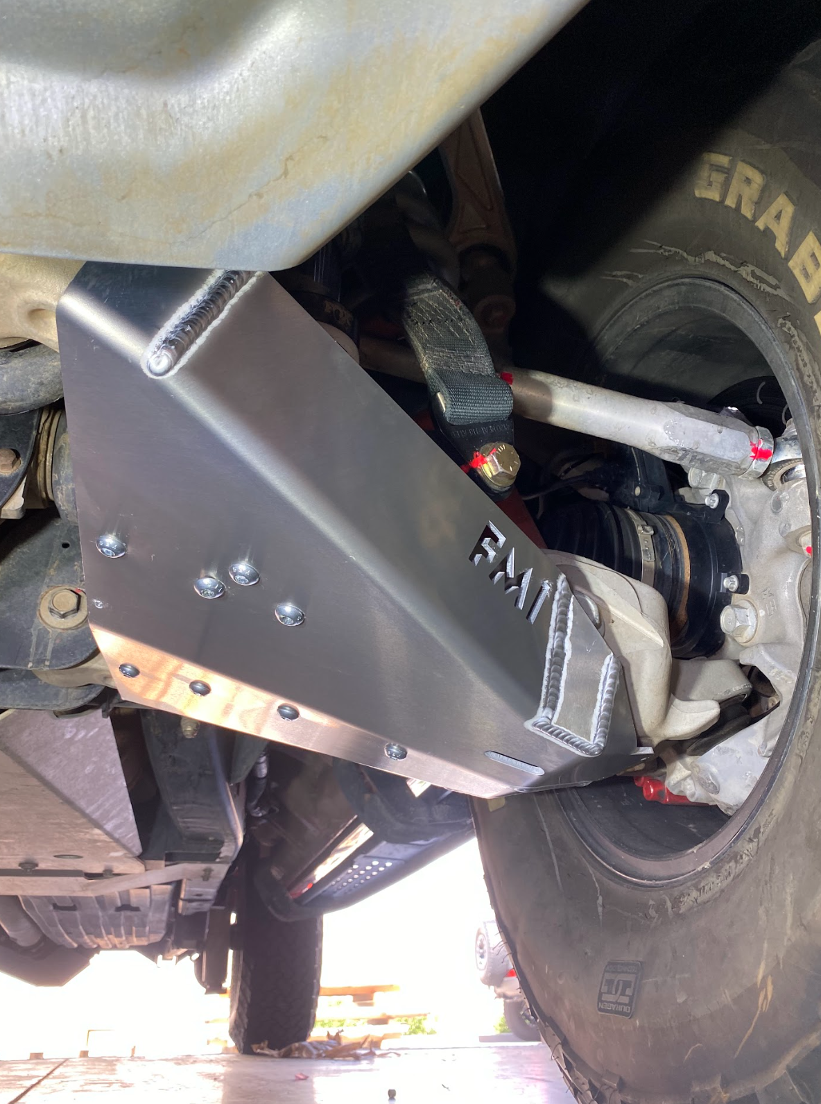 Foutz Motorsports Lower Control Arm Skid Plate - Stock Arm 2021-2024 Ford F-150 Raptor 2023-2024 Ford F-150 Raptor R