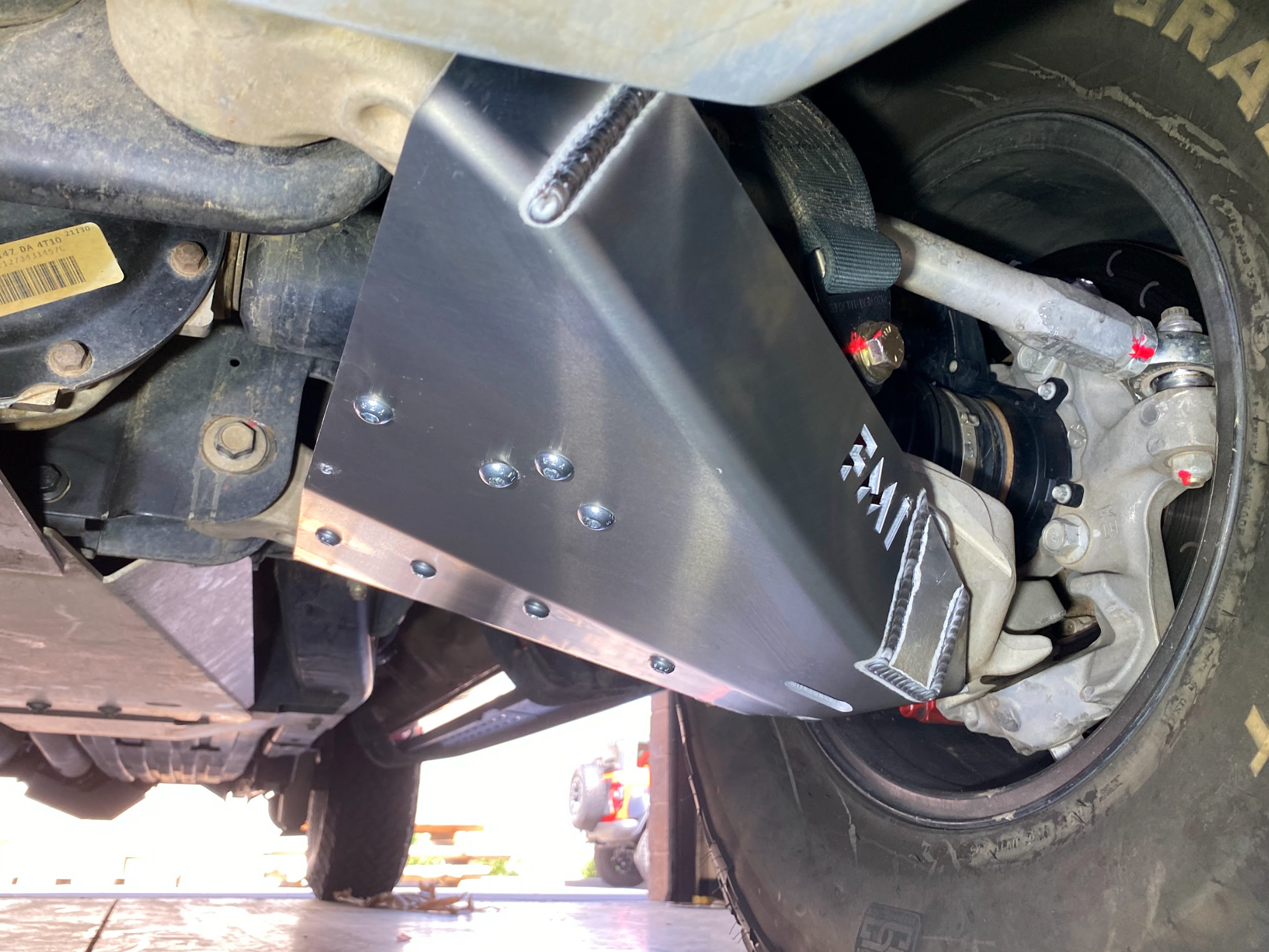 Foutz Motorsports Lower Control Arm Skid Plate - Stock Arm 2021-2024 Ford F-150 Raptor 2023-2024 Ford F-150 Raptor R