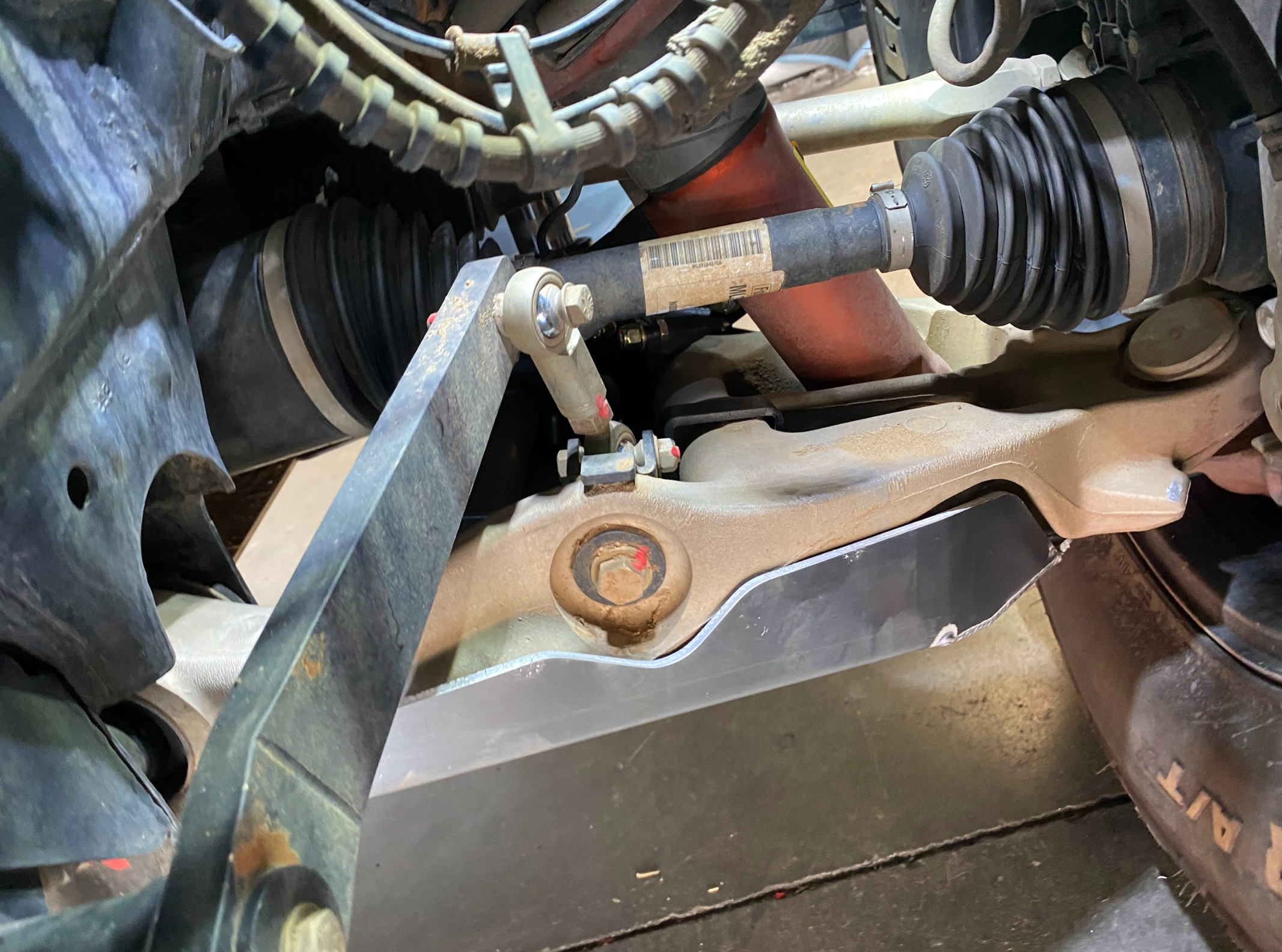 Foutz Motorsports Lower Control Arm Skid Plate - Stock Arm 2021-2024 Ford F-150 Raptor 2023-2024 Ford F-150 Raptor R