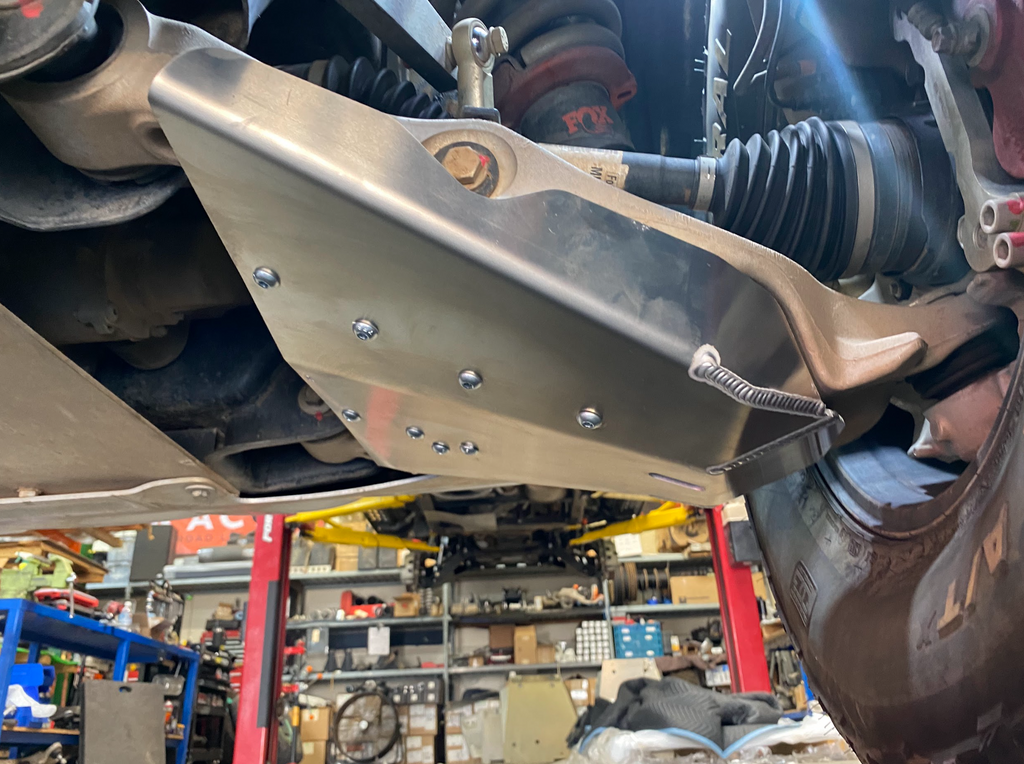 Foutz Motorsports Lower Control Arm Skid Plate - Stock Arm 2021-2024 Ford F-150 Raptor 2023-2024 Ford F-150 Raptor R