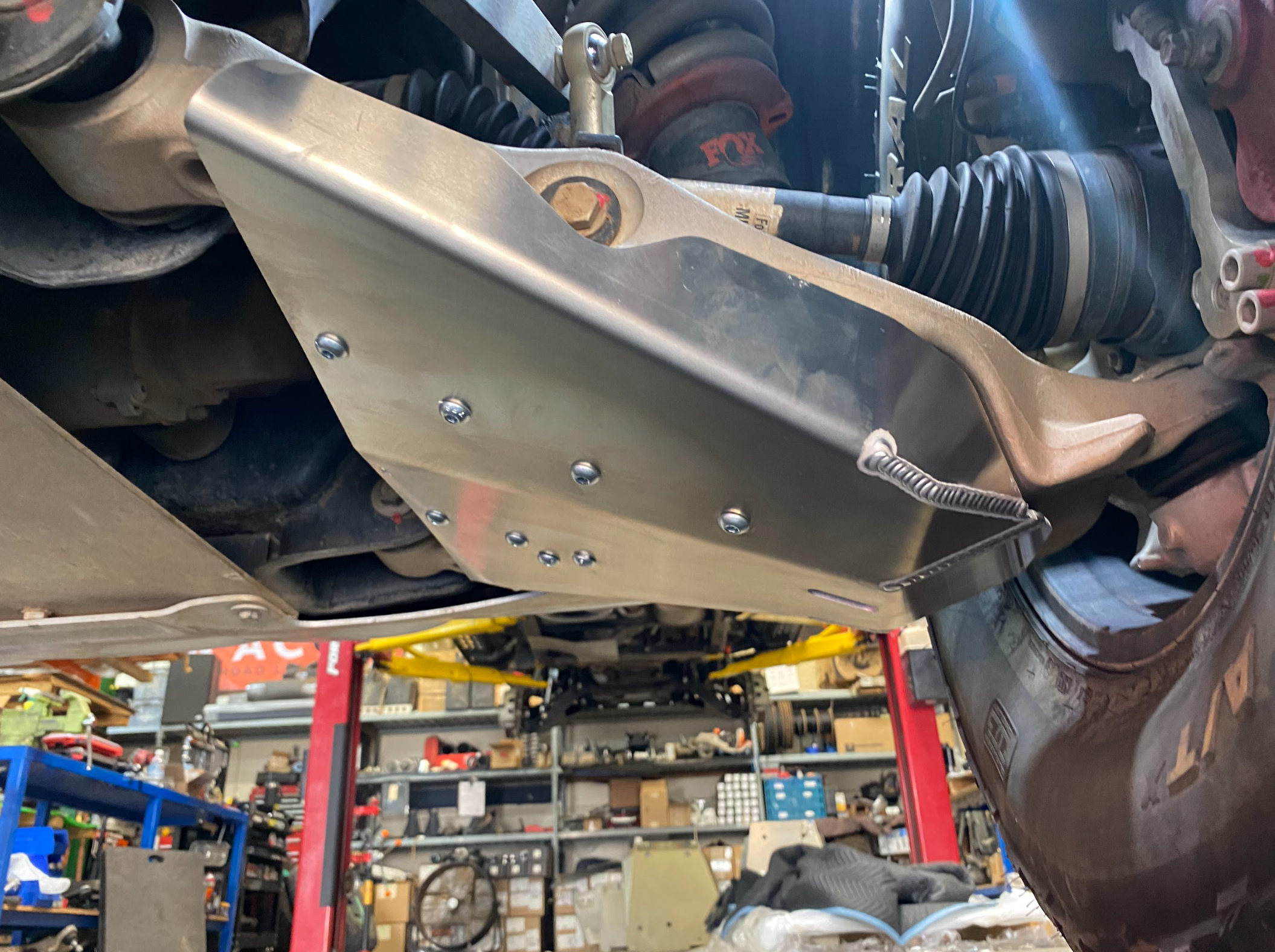 Foutz Motorsports Lower Control Arm Skid Plate - Stock Arm 2021-2024 Ford F-150 Raptor 2023-2024 Ford F-150 Raptor R