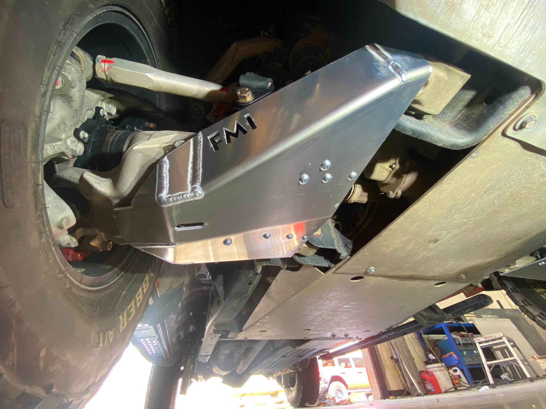 Foutz Motorsports Lower Control Arm Skid Plate - Stock Arm 2021-2024 Ford F-150 Raptor 2023-2024 Ford F-150 Raptor R