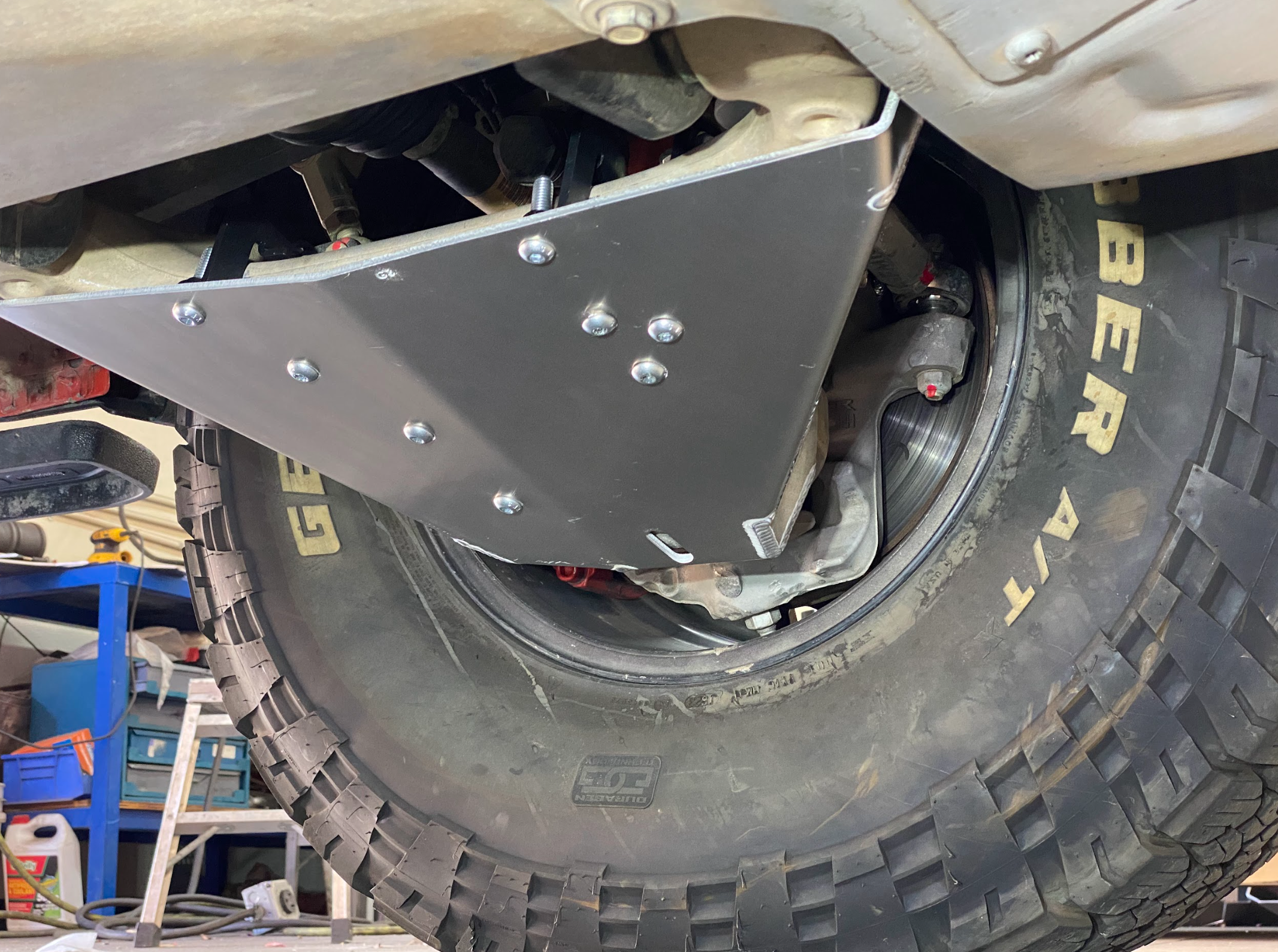 Foutz Motorsports Lower Control Arm Skid Plate - Stock Arm 2021-2024 Ford F-150 Raptor 2023-2024 Ford F-150 Raptor R