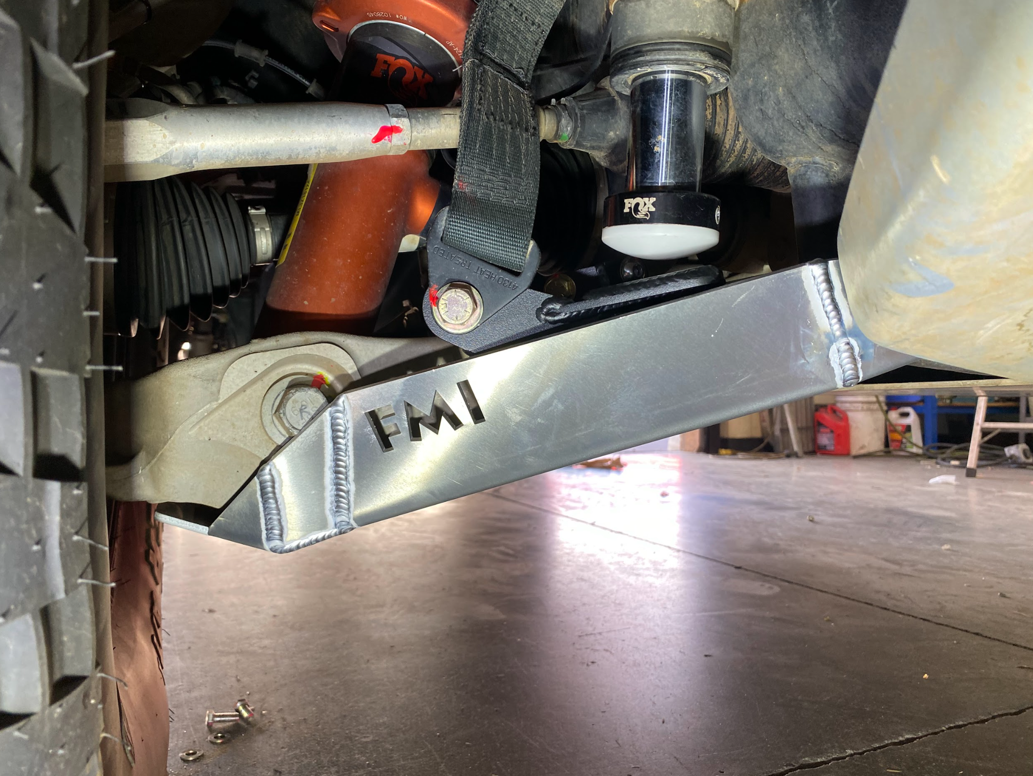 Foutz Motorsports Lower Control Arm Skid Plate - Stock Arm 2021-2024 Ford F-150 Raptor 2023-2024 Ford F-150 Raptor R