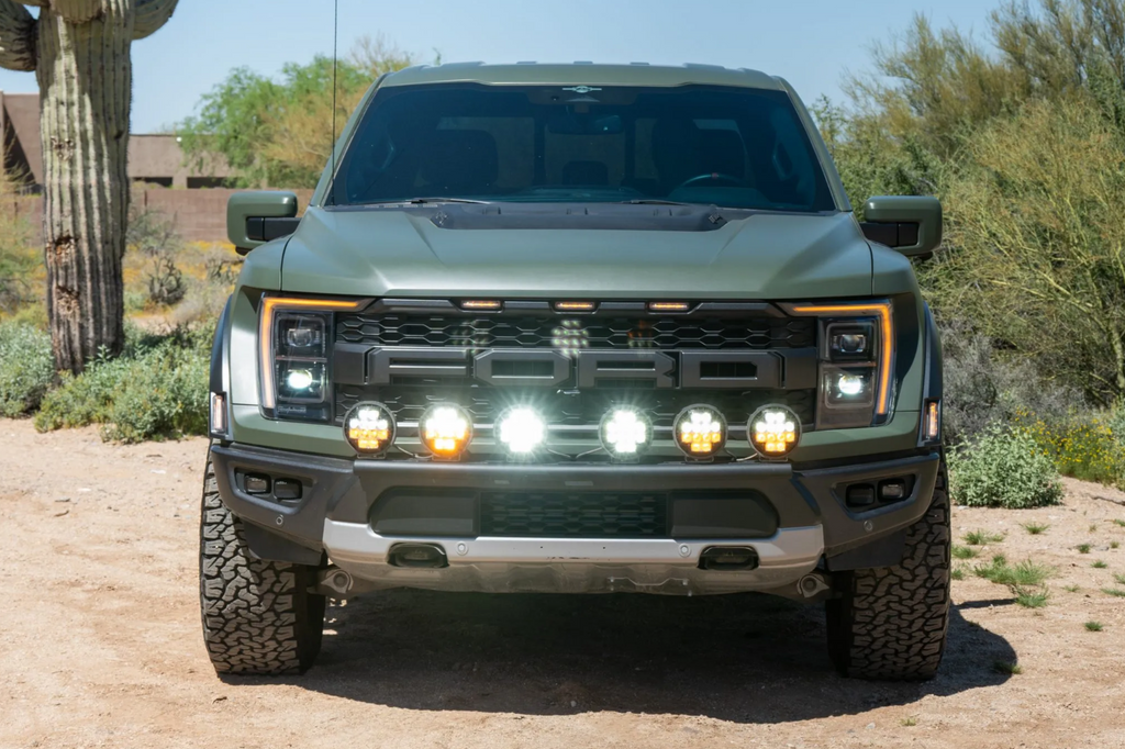 Foutz Motorsports Front Light Hoop Mount Kit (Standard Bumper) for 2021+ Ford F-150 Raptor & 2023 Ford F-150 Raptor R
