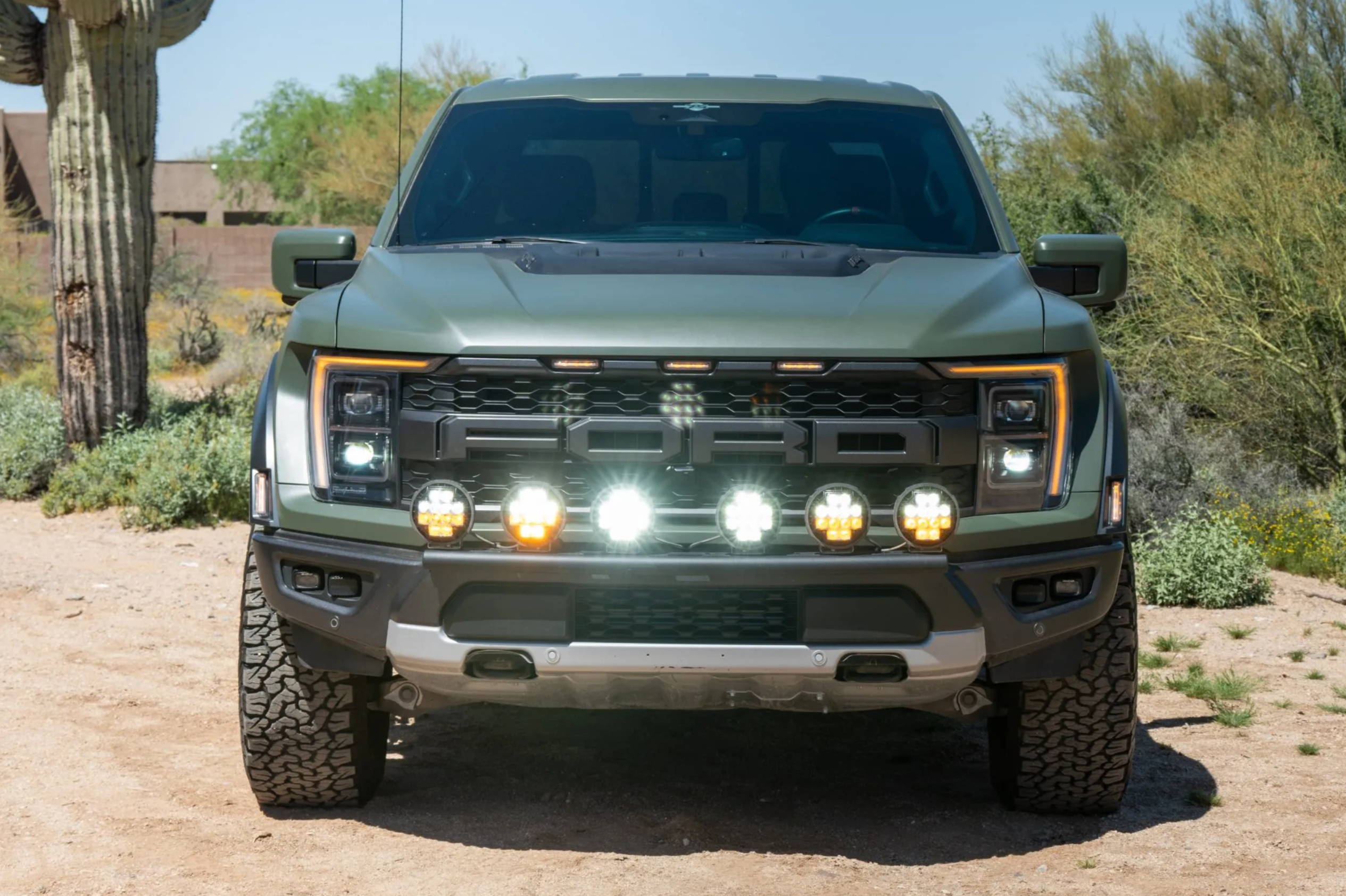 Foutz Motorsports Front Light Mount Kit (stock bumper) - Use Any Light 2021-2023 Ford F-150 Raptor 2023 Ford F-150 Raptor R